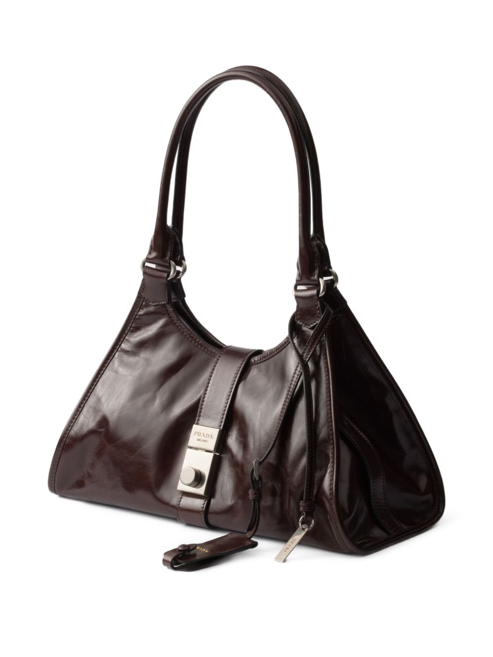 medium leather shoulder bag - 5