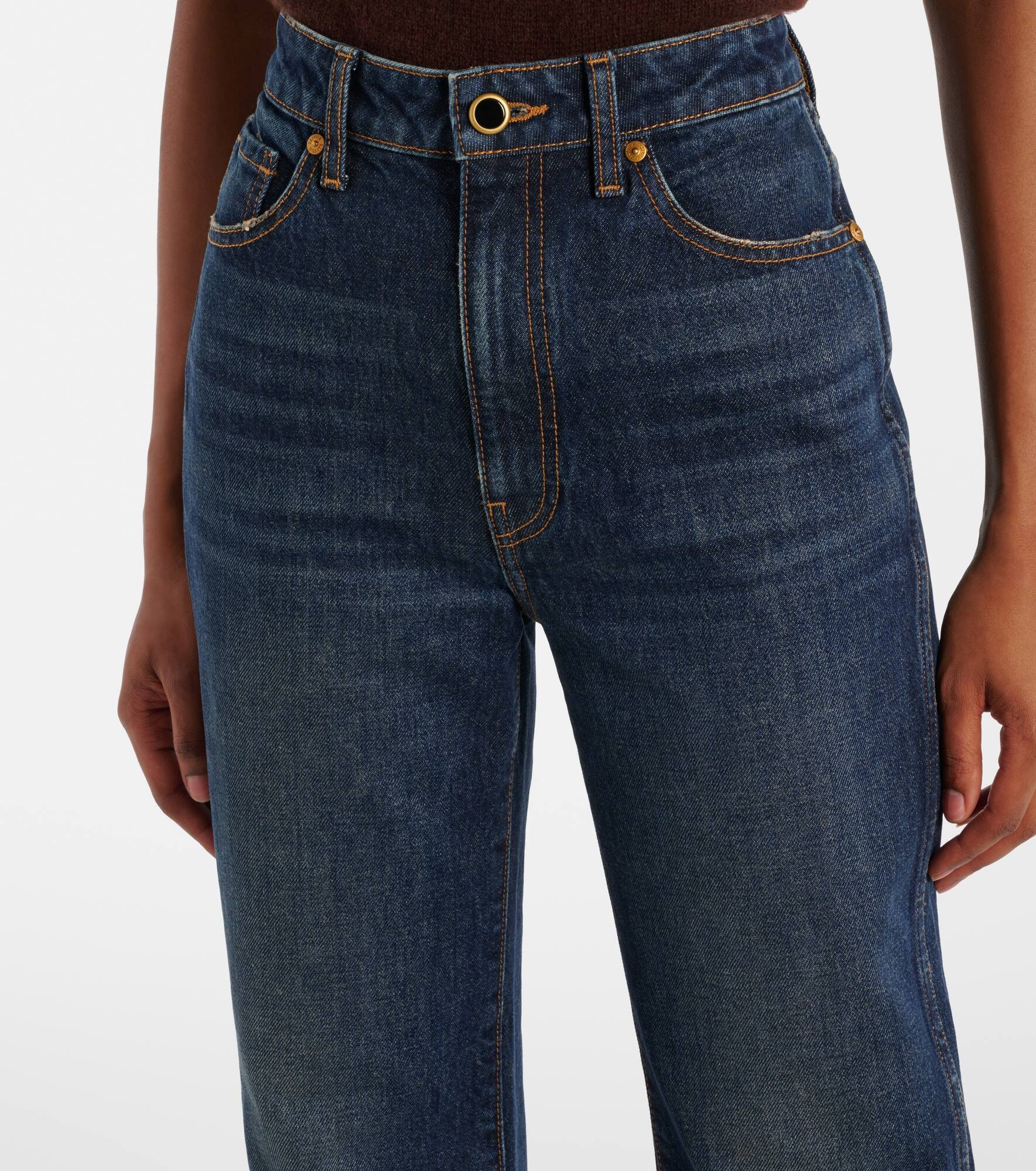 Abigail high-rise straight jeans - 4