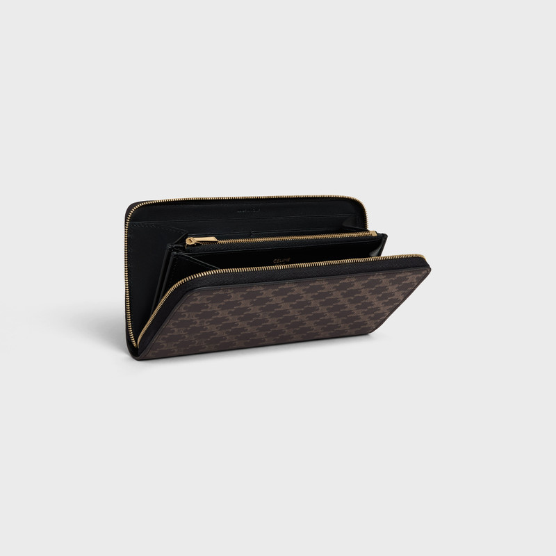Large zipped wallet in Triomphe Canvas 4