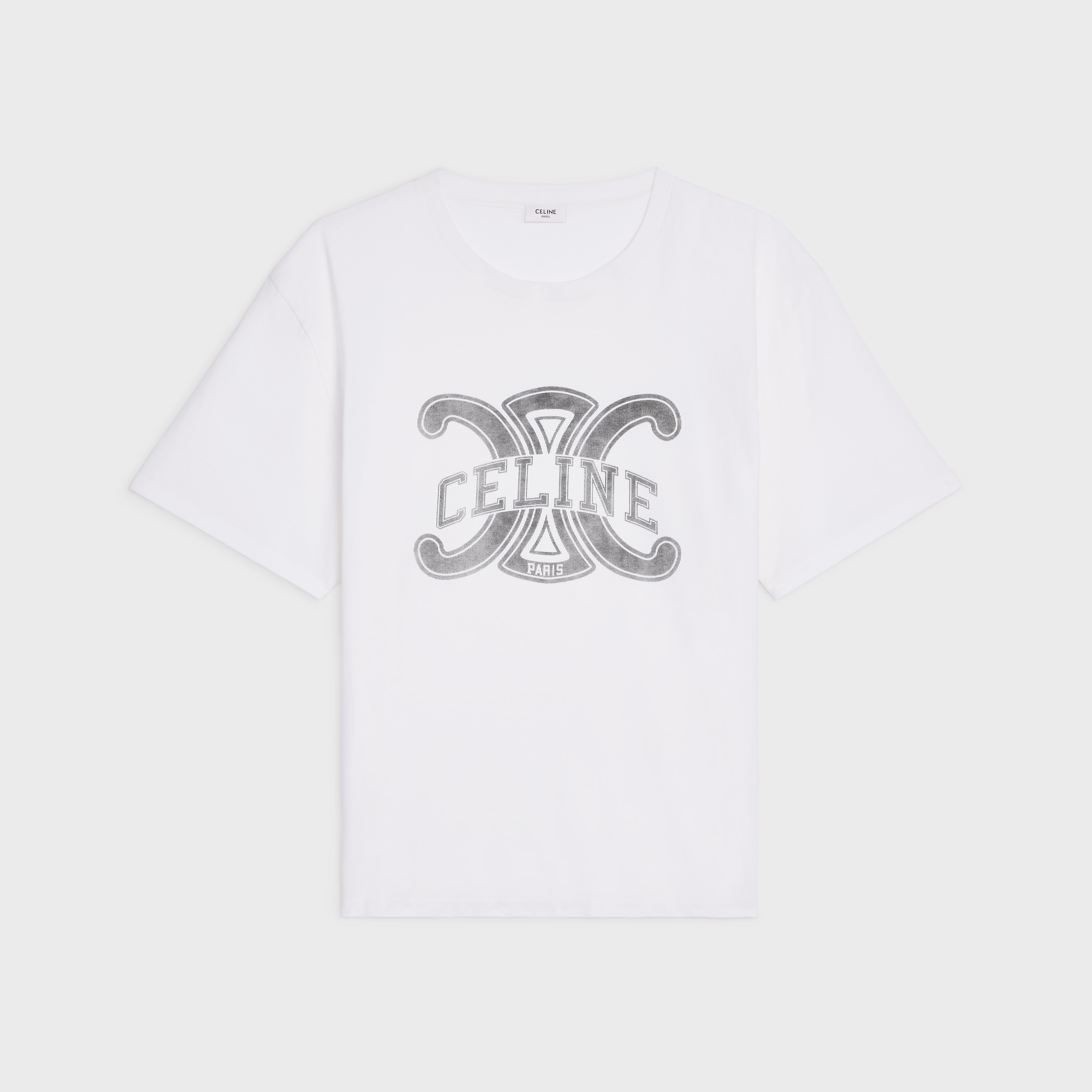 OVERSIZED TRIOMPHE T-SHIRT IN COTTON JERSEY - 1