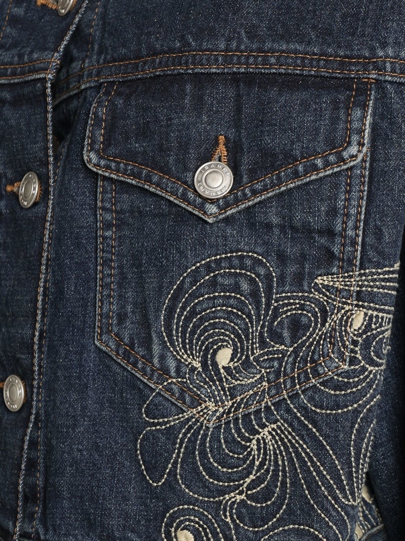 Isleya embroidered denim jacket - 3