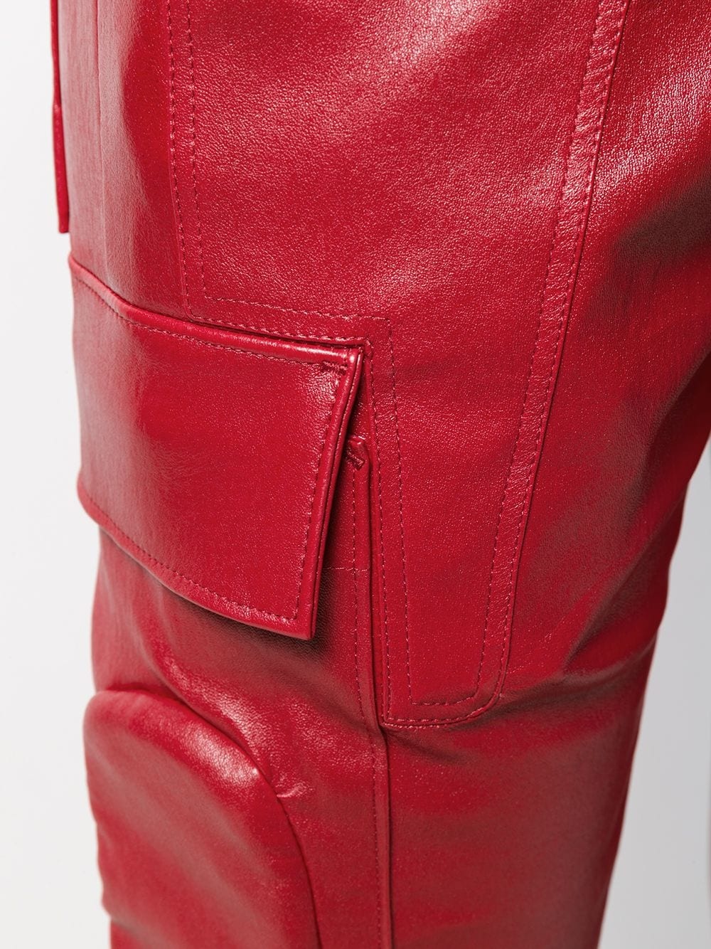 Larry leather cargo trousers - 5