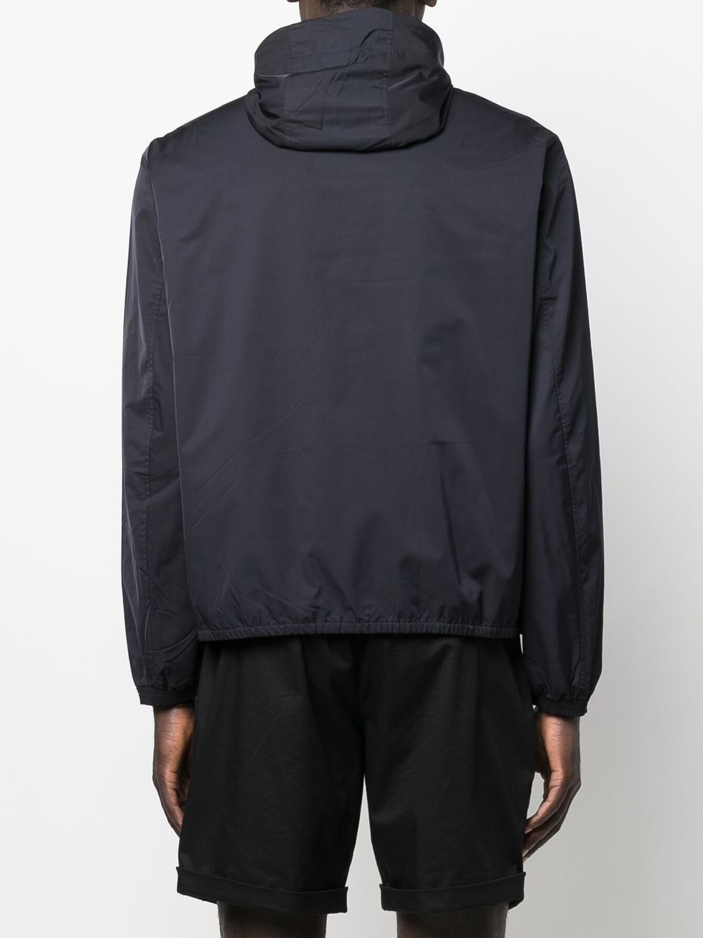 logo-patch zip-up lightweight jacket - 4
