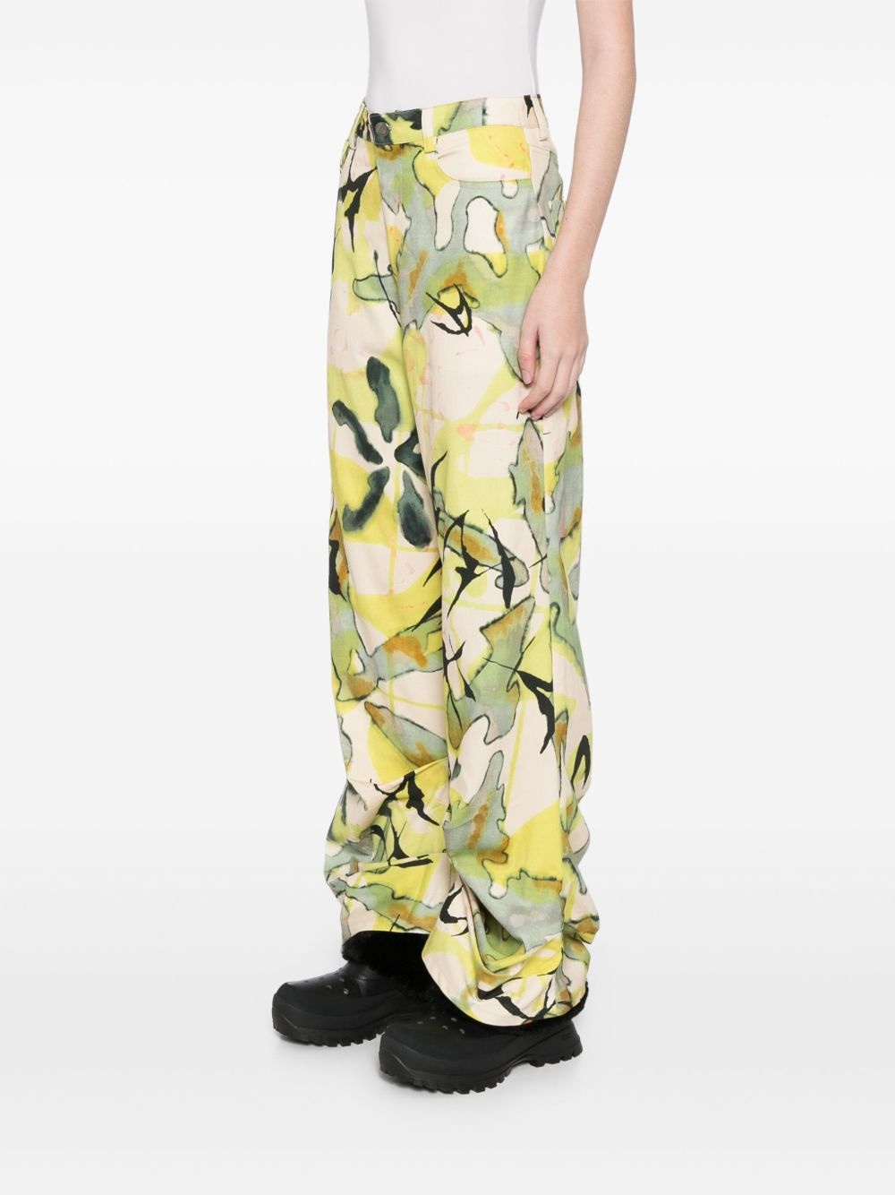 Dante graphic-print trousers - 3