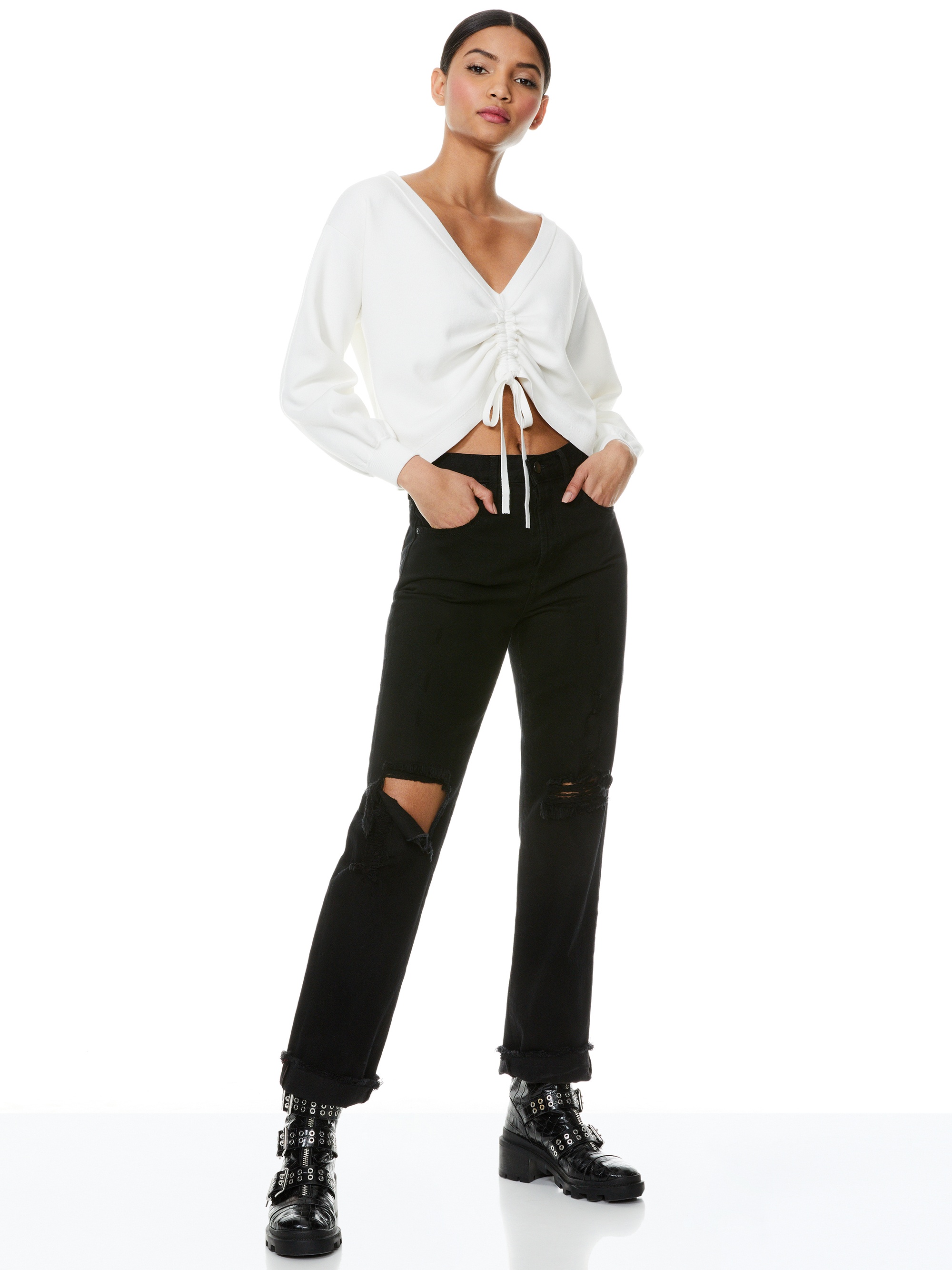 NORA REVERSIBLE DRAWCORD PULLOVER - 6