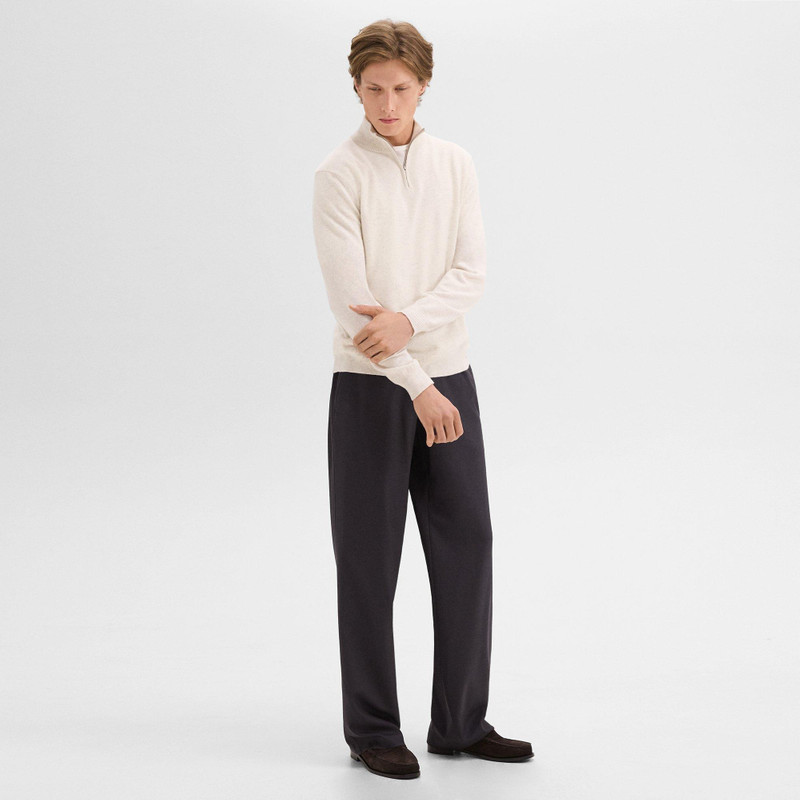 Theory Hilles Quarter-Zip Sweater in Cashmere outlook