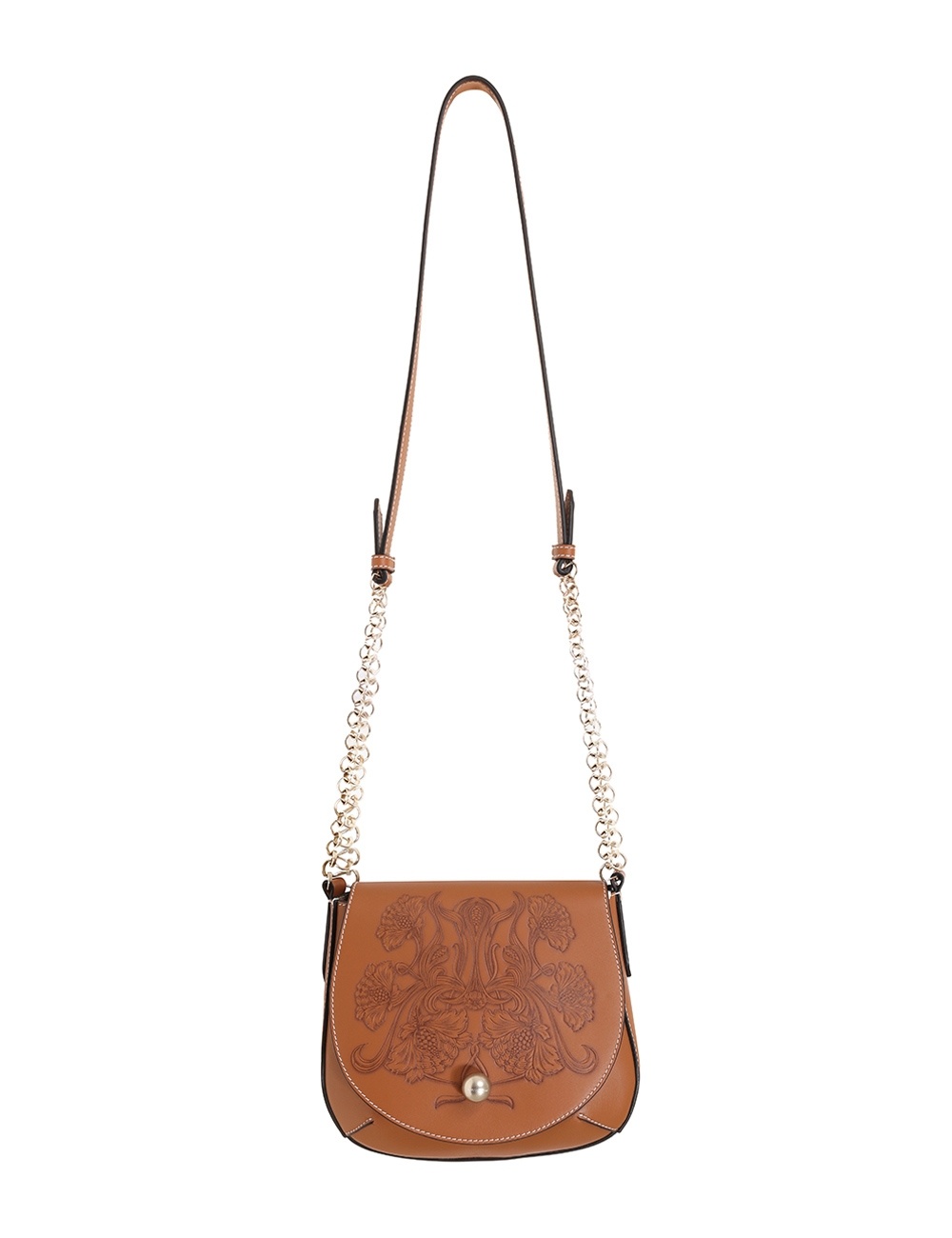 TOOLED LEATHER BAG 1