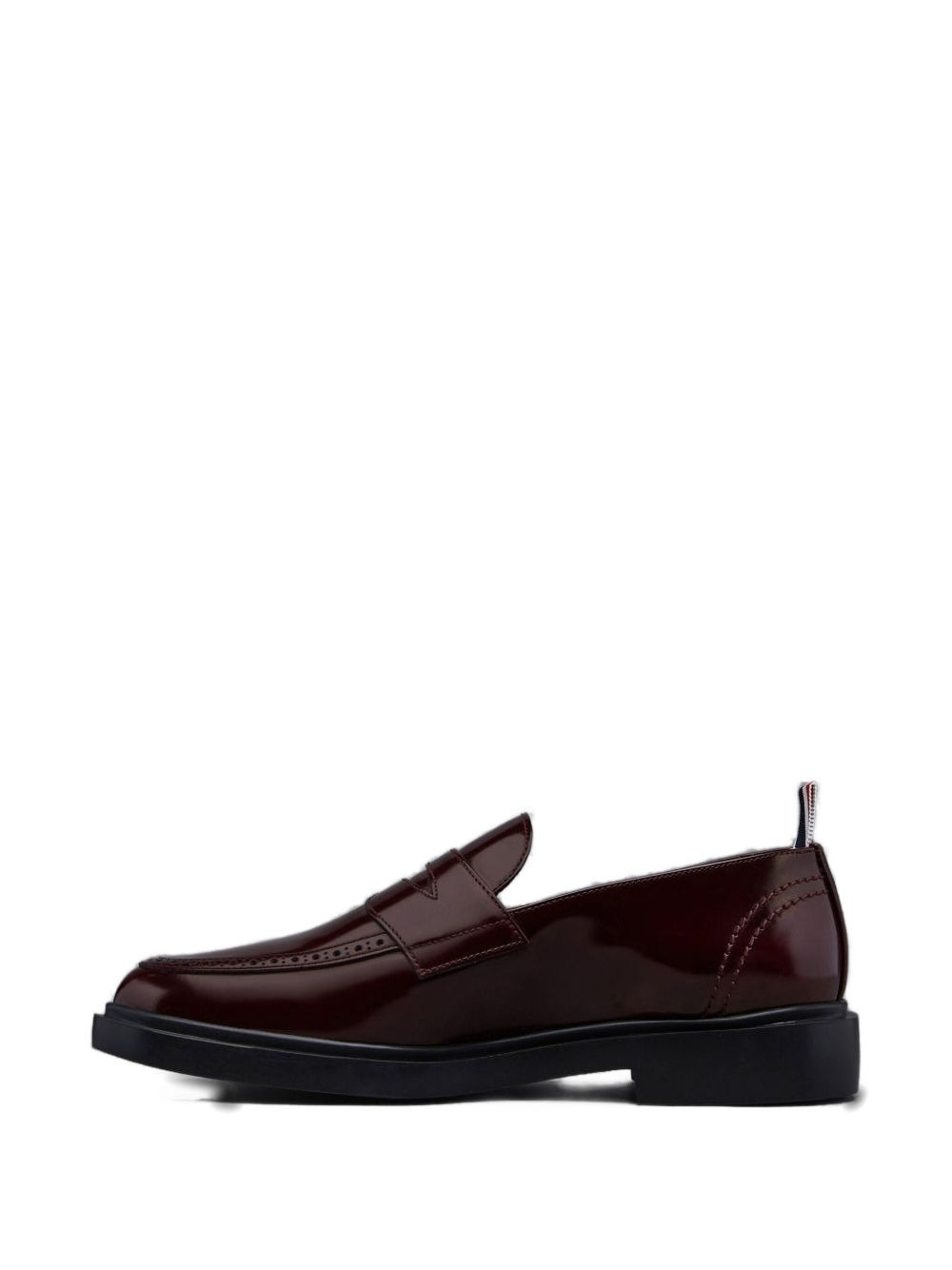 penny leather loafers - 3