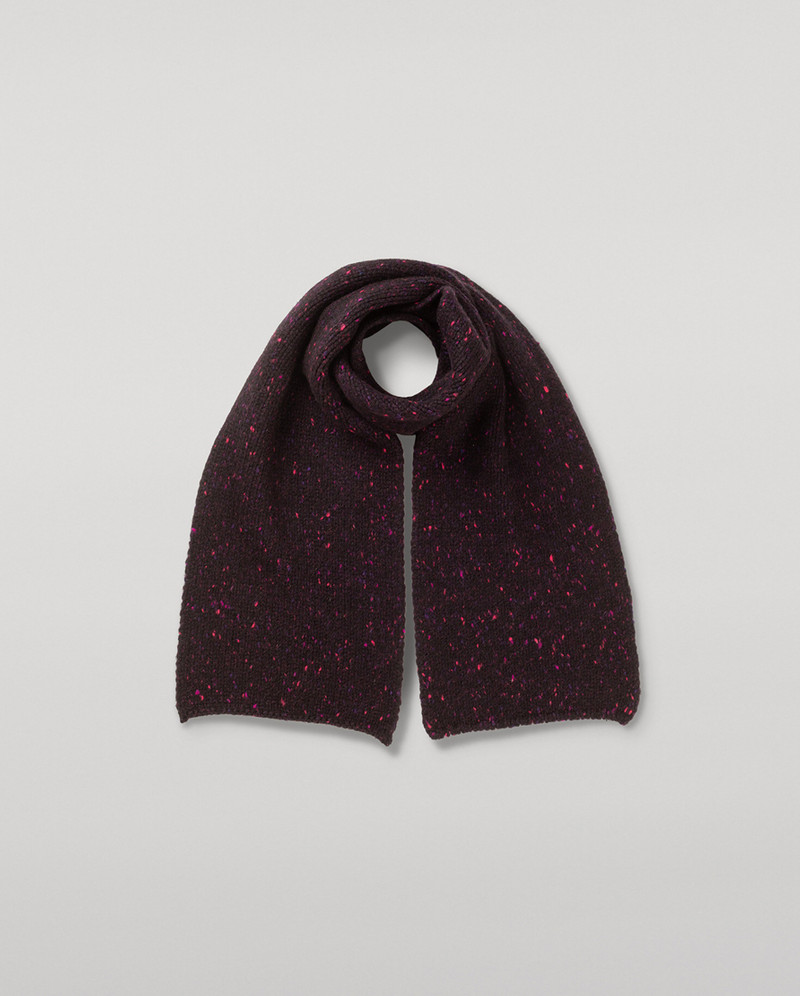 Tiree Purple Donegal Cashmere Scarf 1
