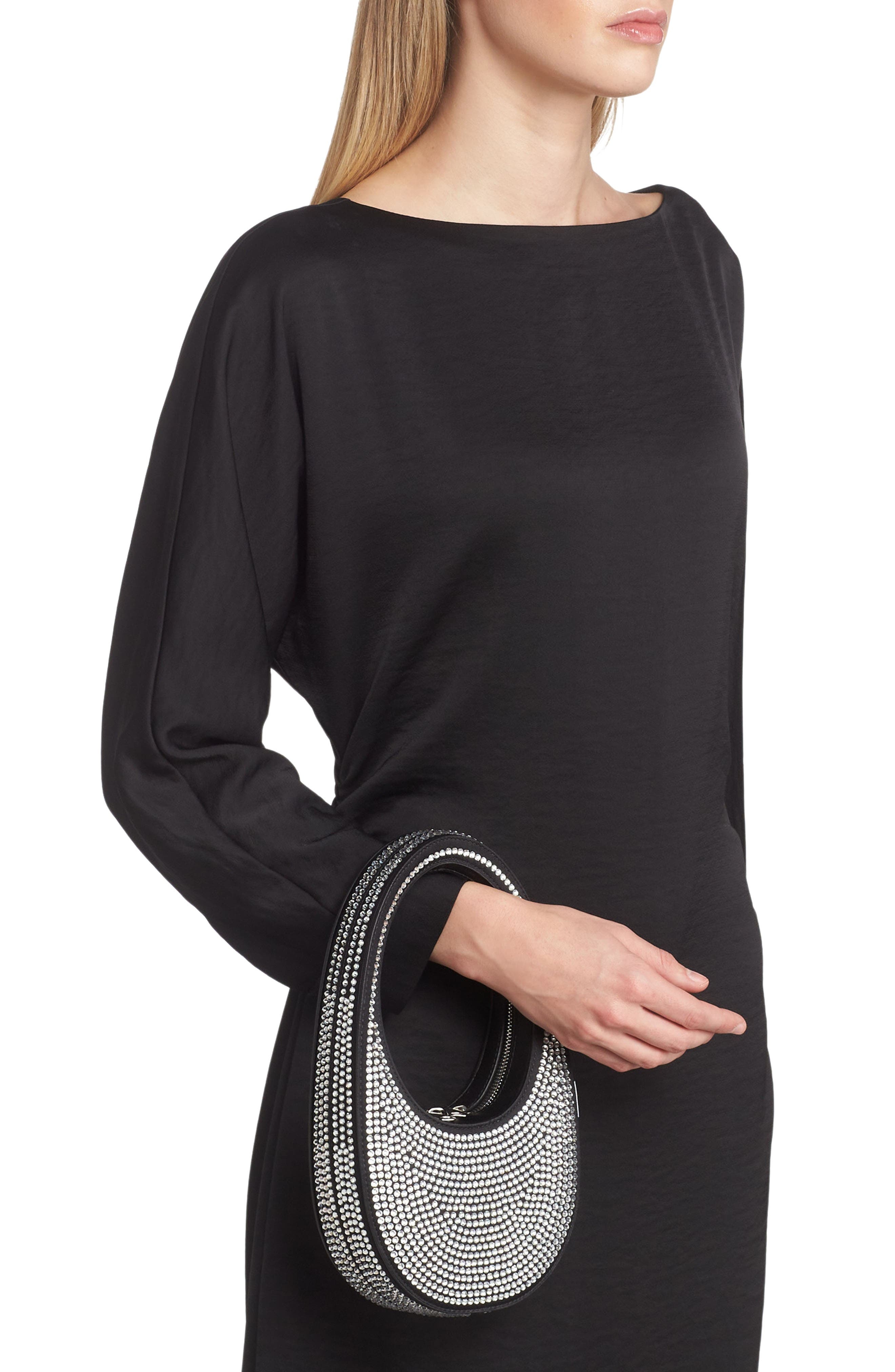 Coperni Mini Swipe Crystal Embellished Bag in Black Bkcs at Nordstrom - 2