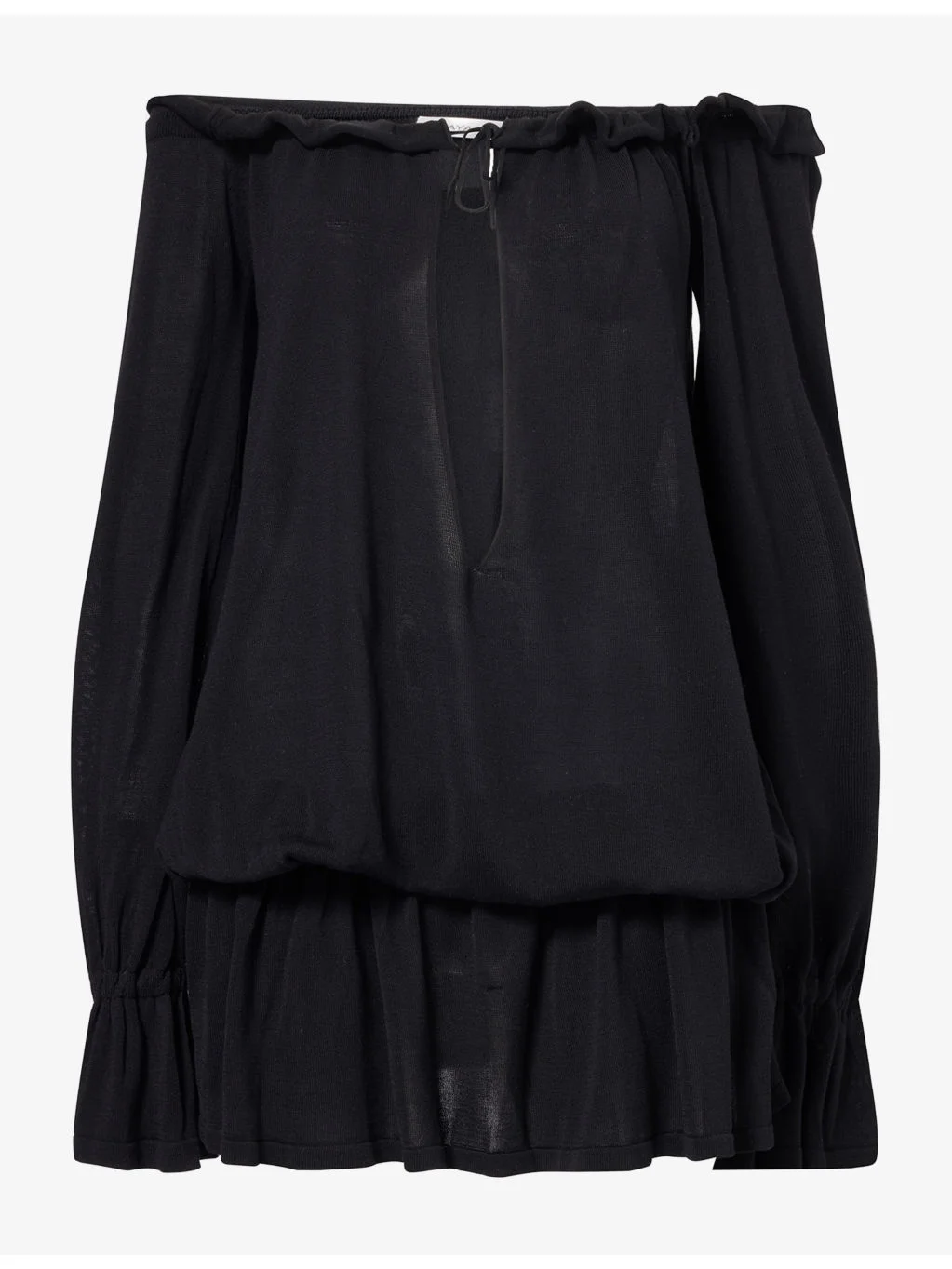 Cryo Off-Shoulder Woven Mini Dress - 1