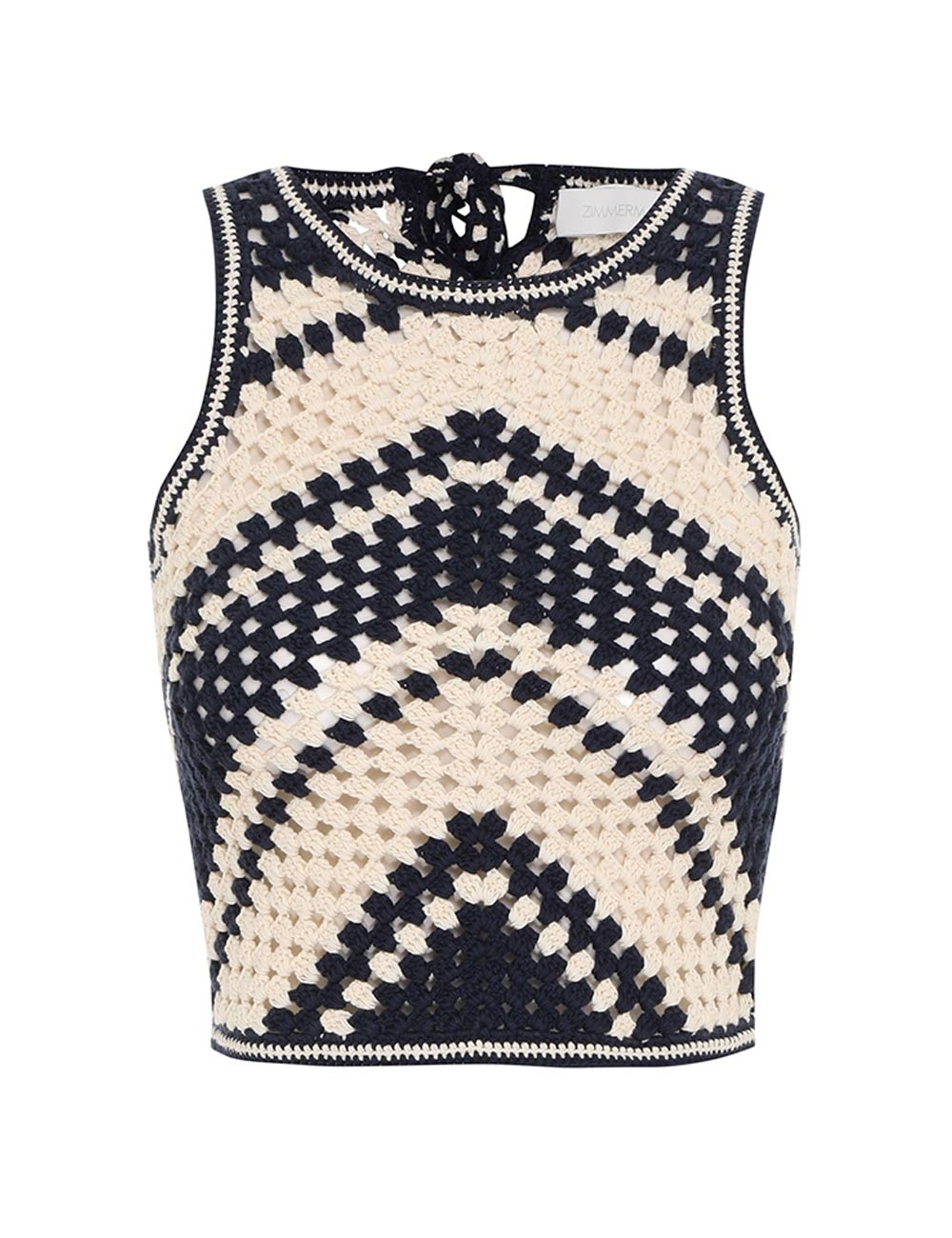 CHINTZ HAND CROCHET TANK - 1