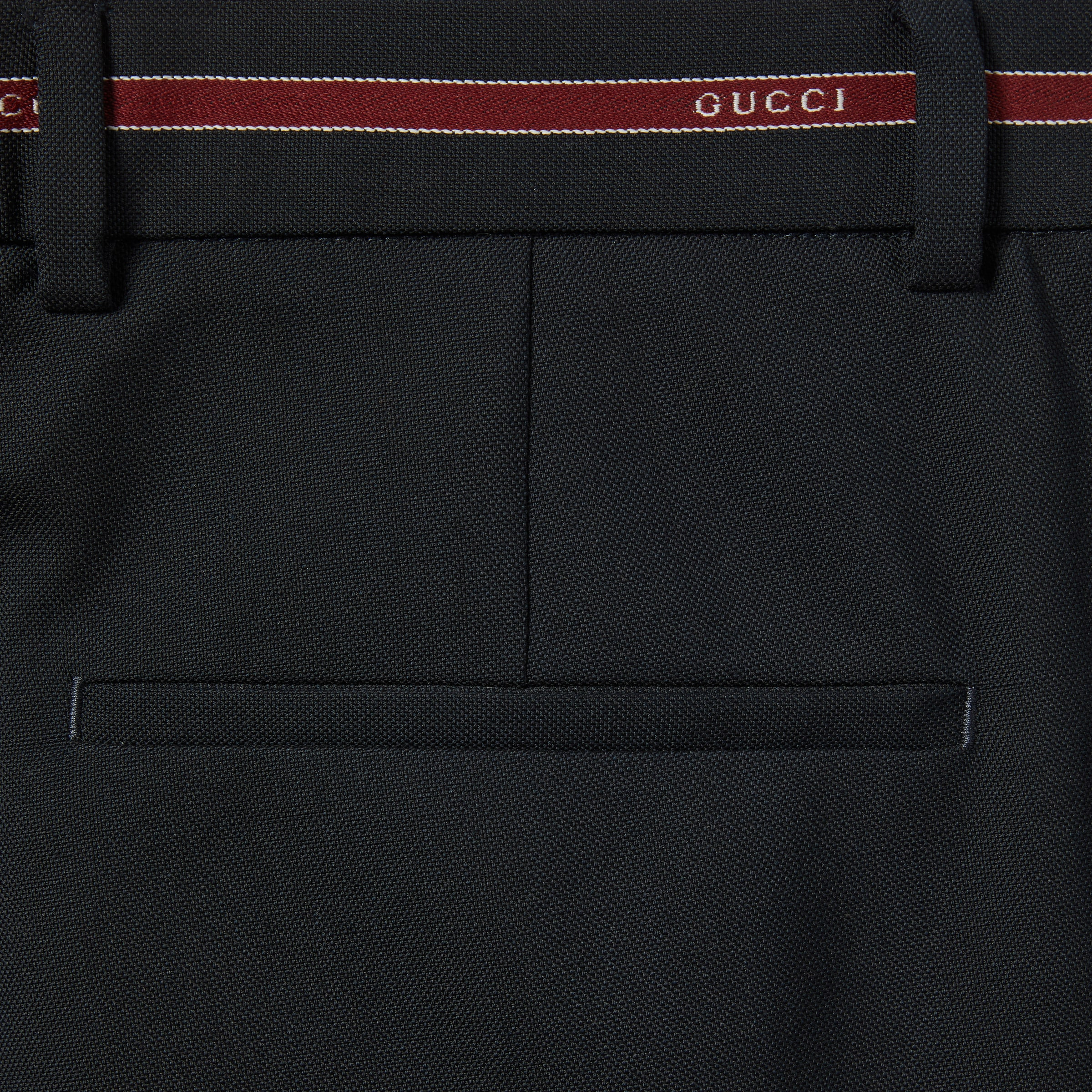 Wool pant with selvedge detail - 6