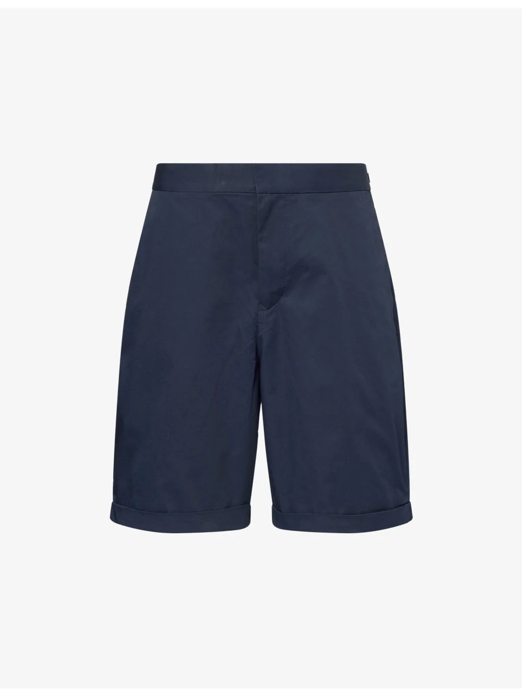 Tailored Cotton Twill Shorts - 1