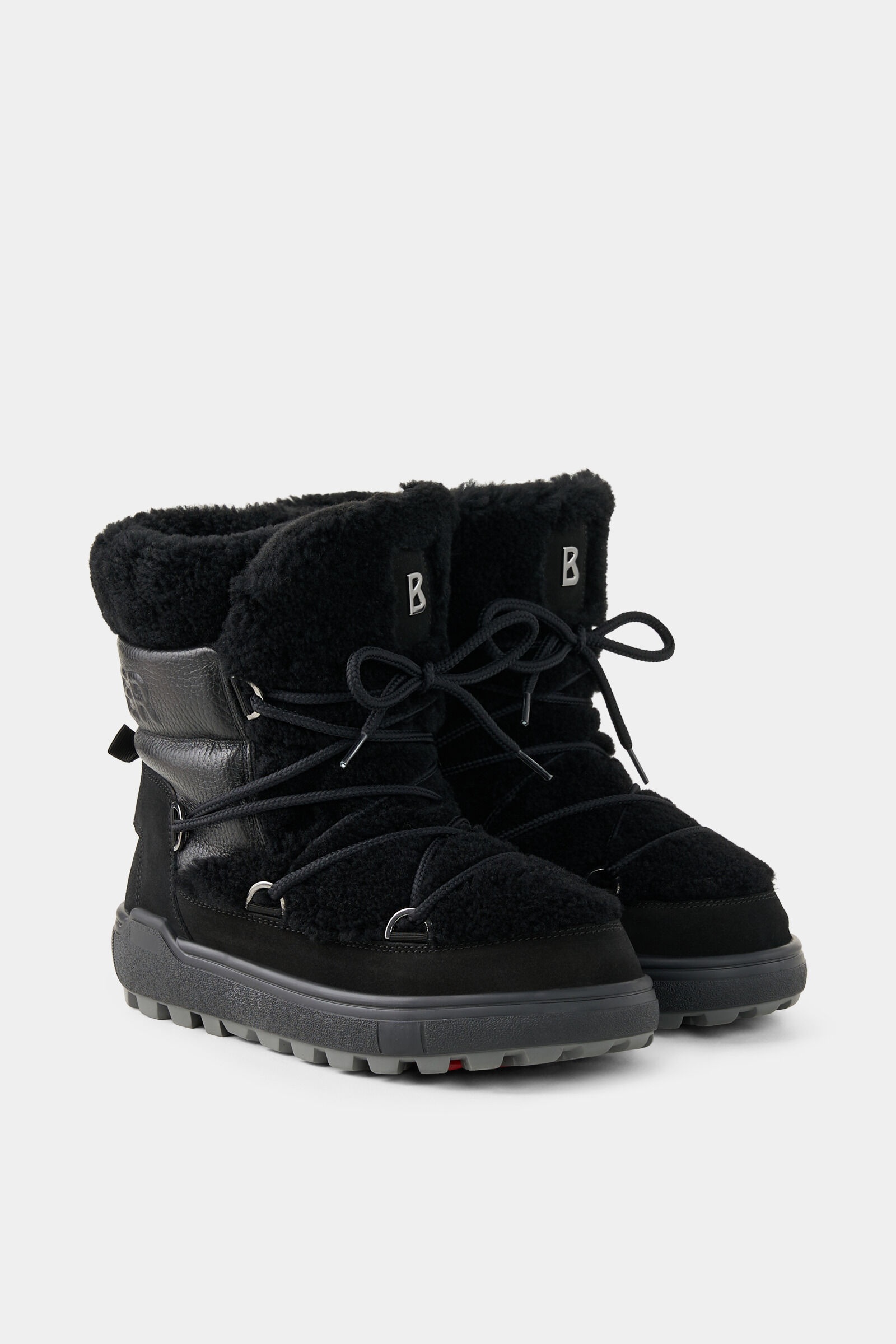 Chamonix Snow boots with spikes in Black - 3