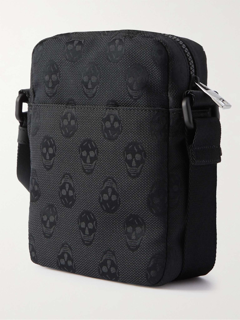 Logo-Jacquard Canvas Messenger bag 4