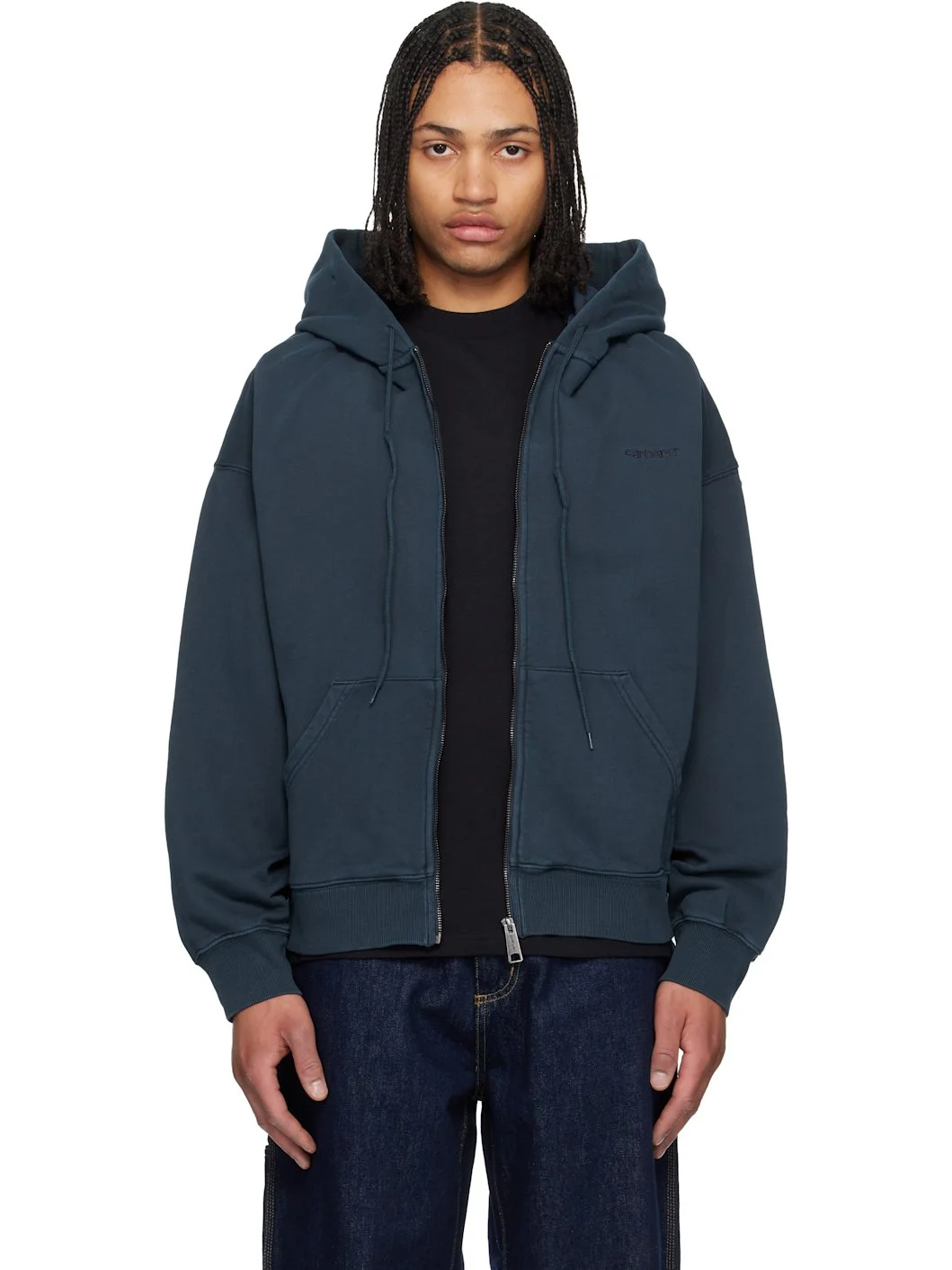 Navy Benton Hoodie - 1