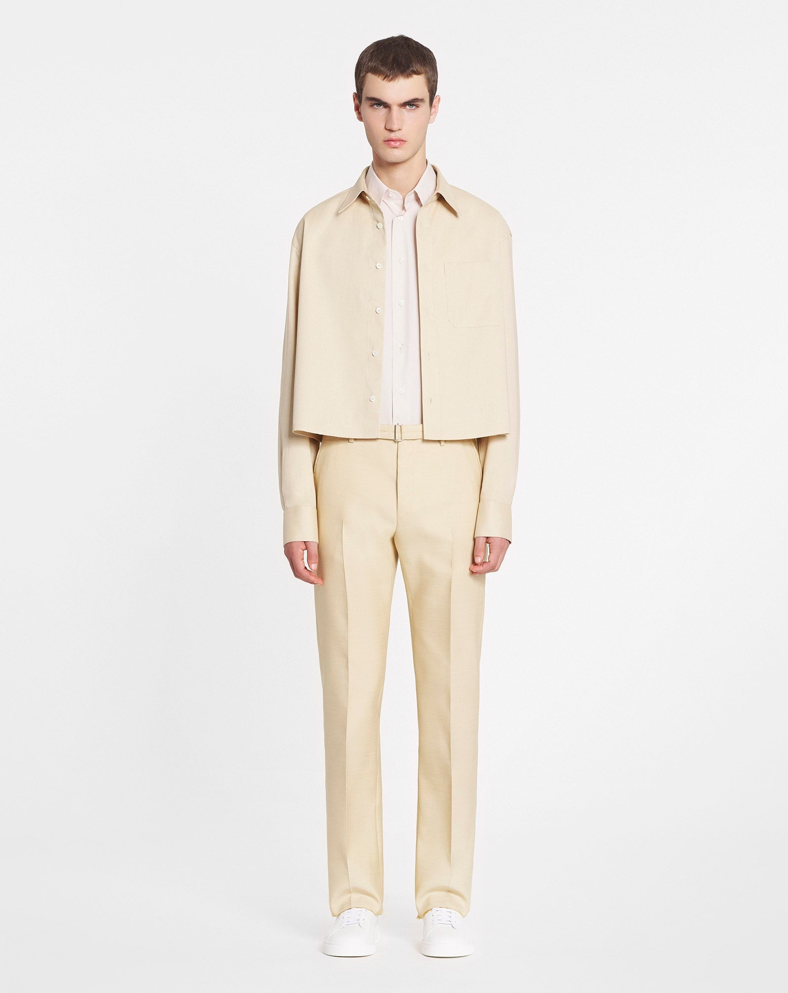 CROPPED LONG-SLEEVED SHIRT - 2