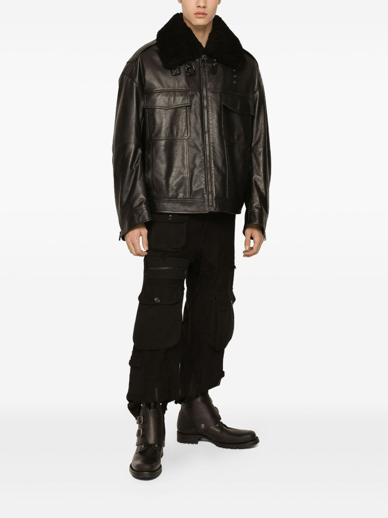 zip-up leather jacket 3