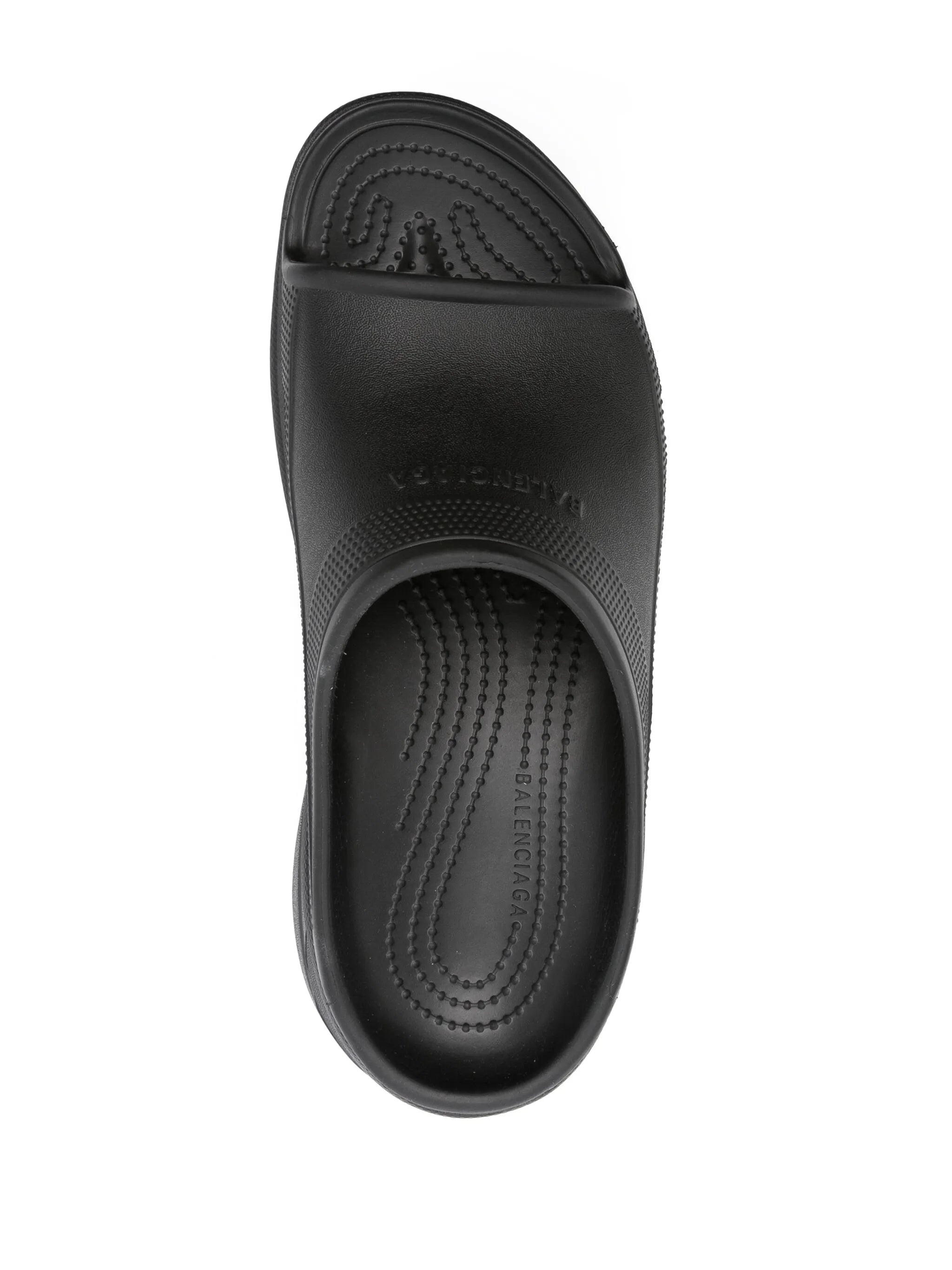 Balenciaga X Crocs 50mm Logo-embossed Slides - 2