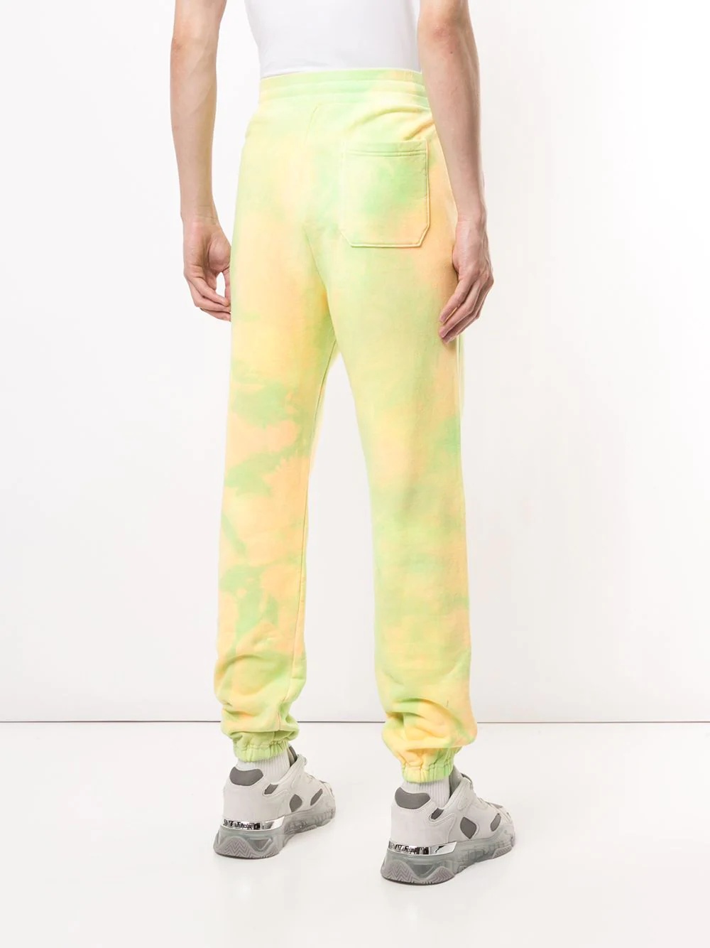 tie-dye print track pants - 4