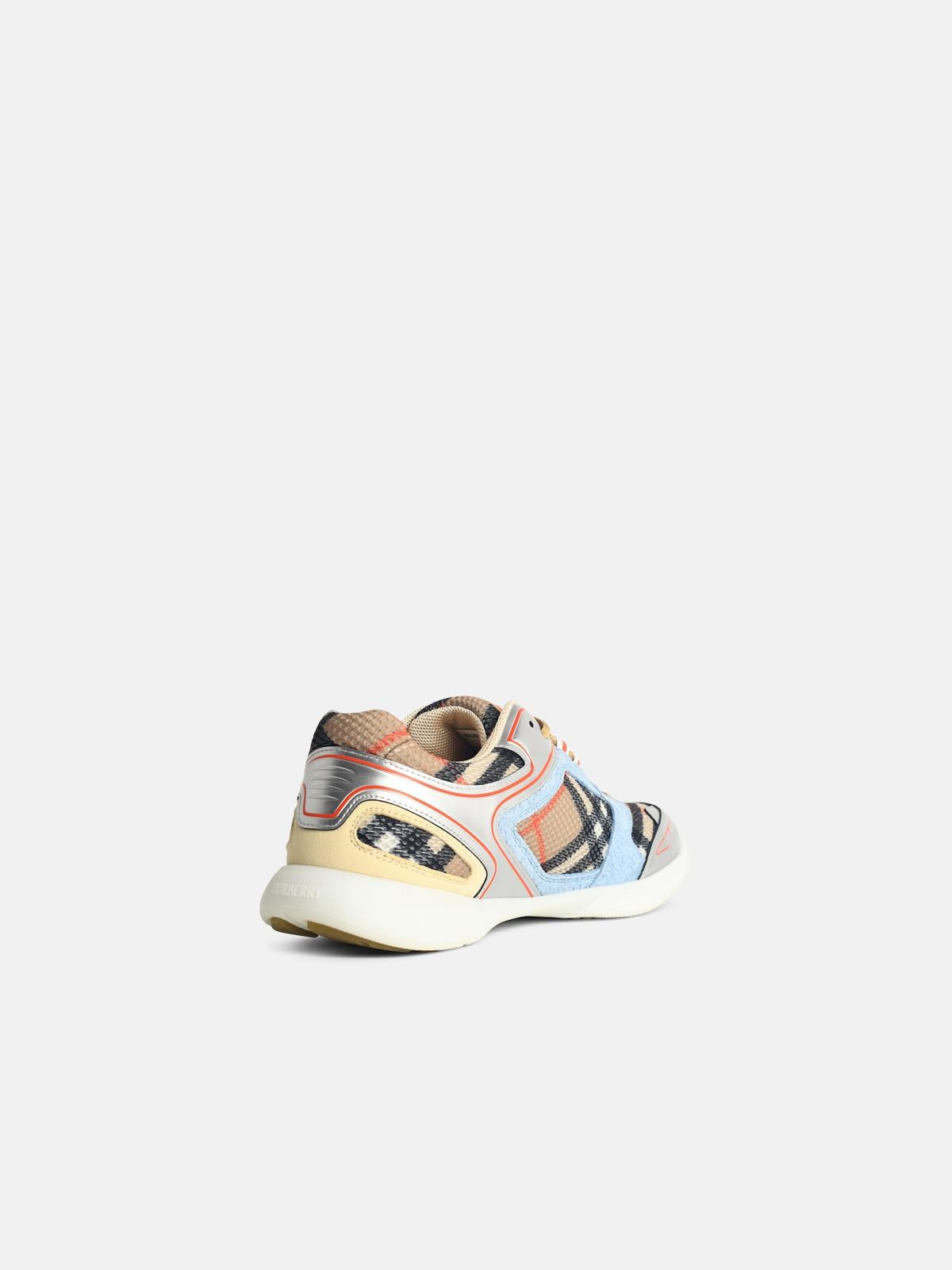 'MATRIX' MULTICOLOR LEATHER BLEND SNEAKERS - 3
