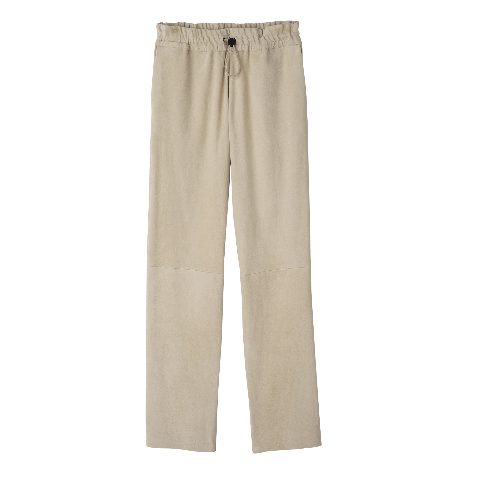 Leather straight pants Linen - Leather - 1