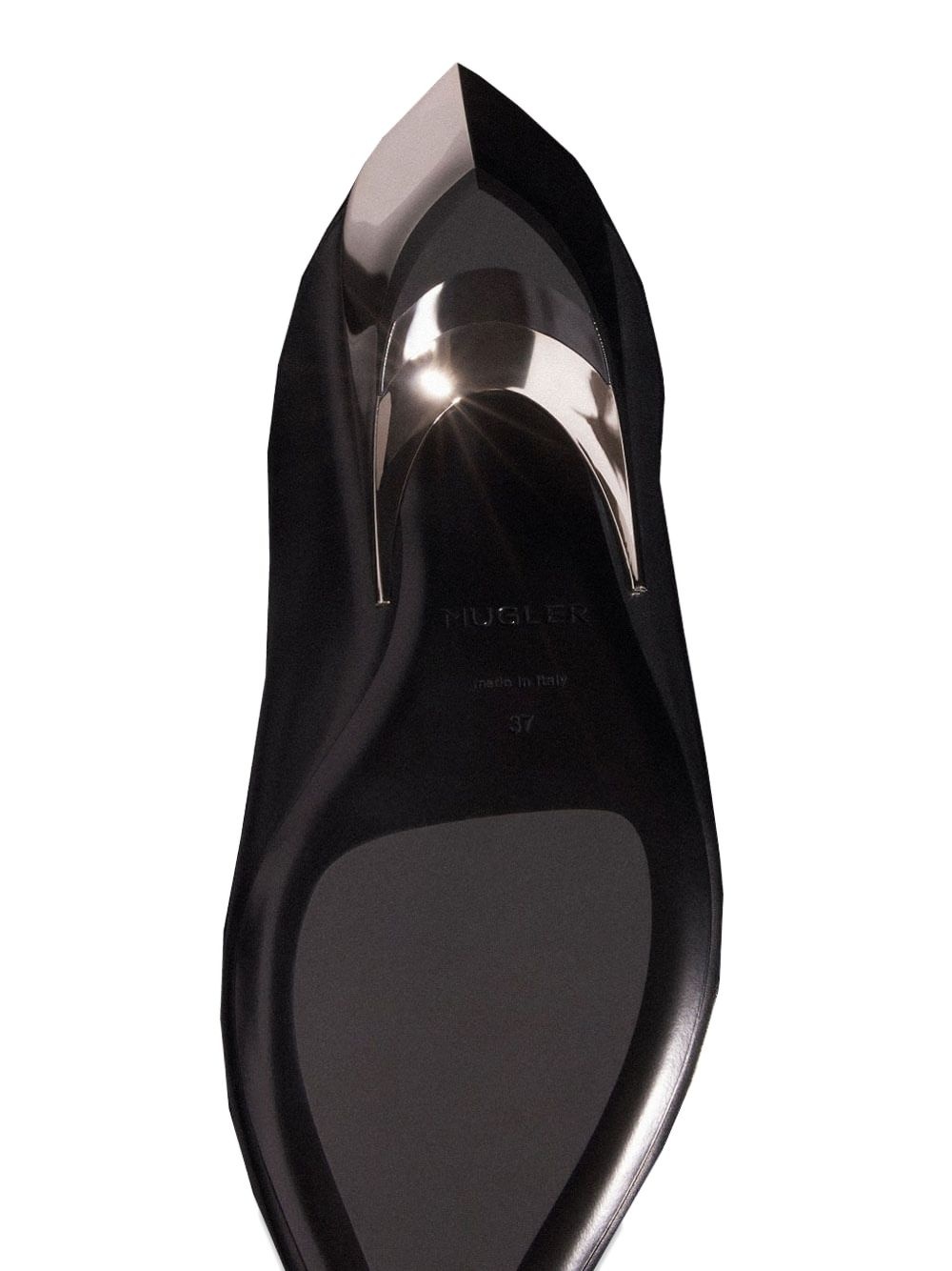 Fang pointed-toe mules - 3