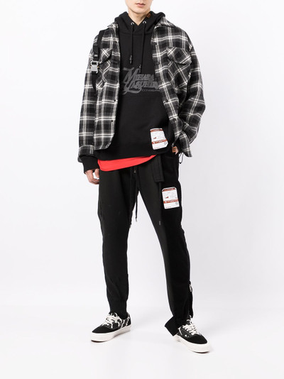 Maison MIHARAYASUHIRO logo patch tapered track pants outlook