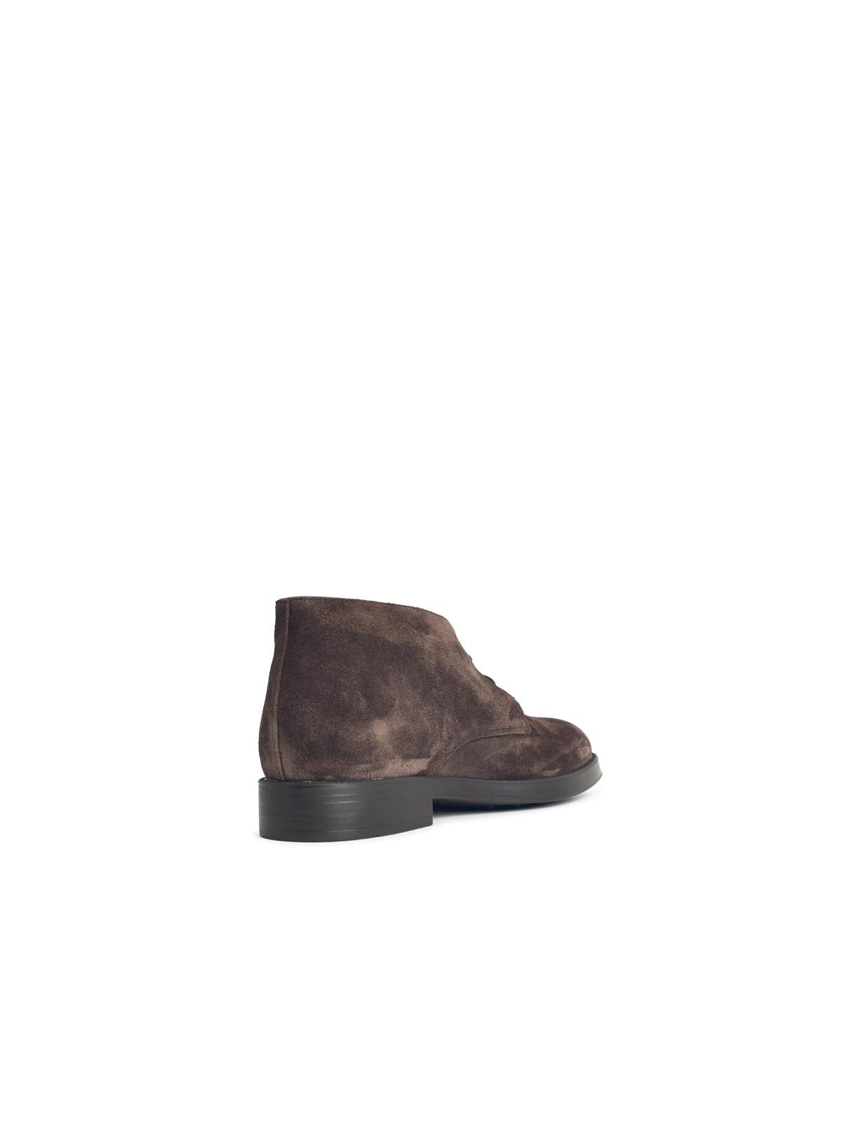 Tod's Brown Suede Ankle Boots Men - 3