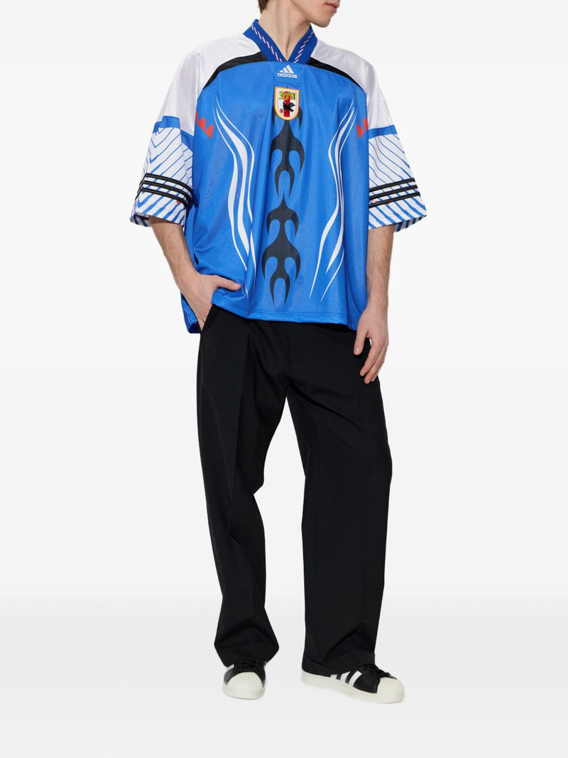 adidas V-neck graphic T-shirt outlook