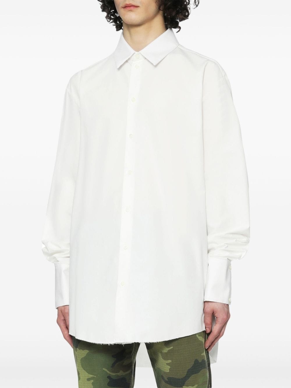 classic collar cotton shirt - 6