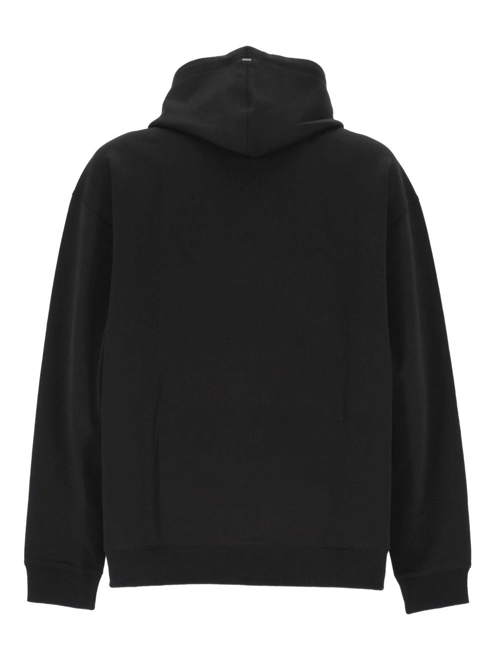 logo-plaque zip-pocket hoodie - 2