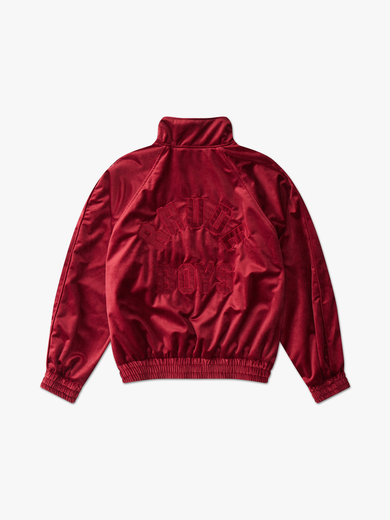 Rhude VELVET TRACK JACKET outlook