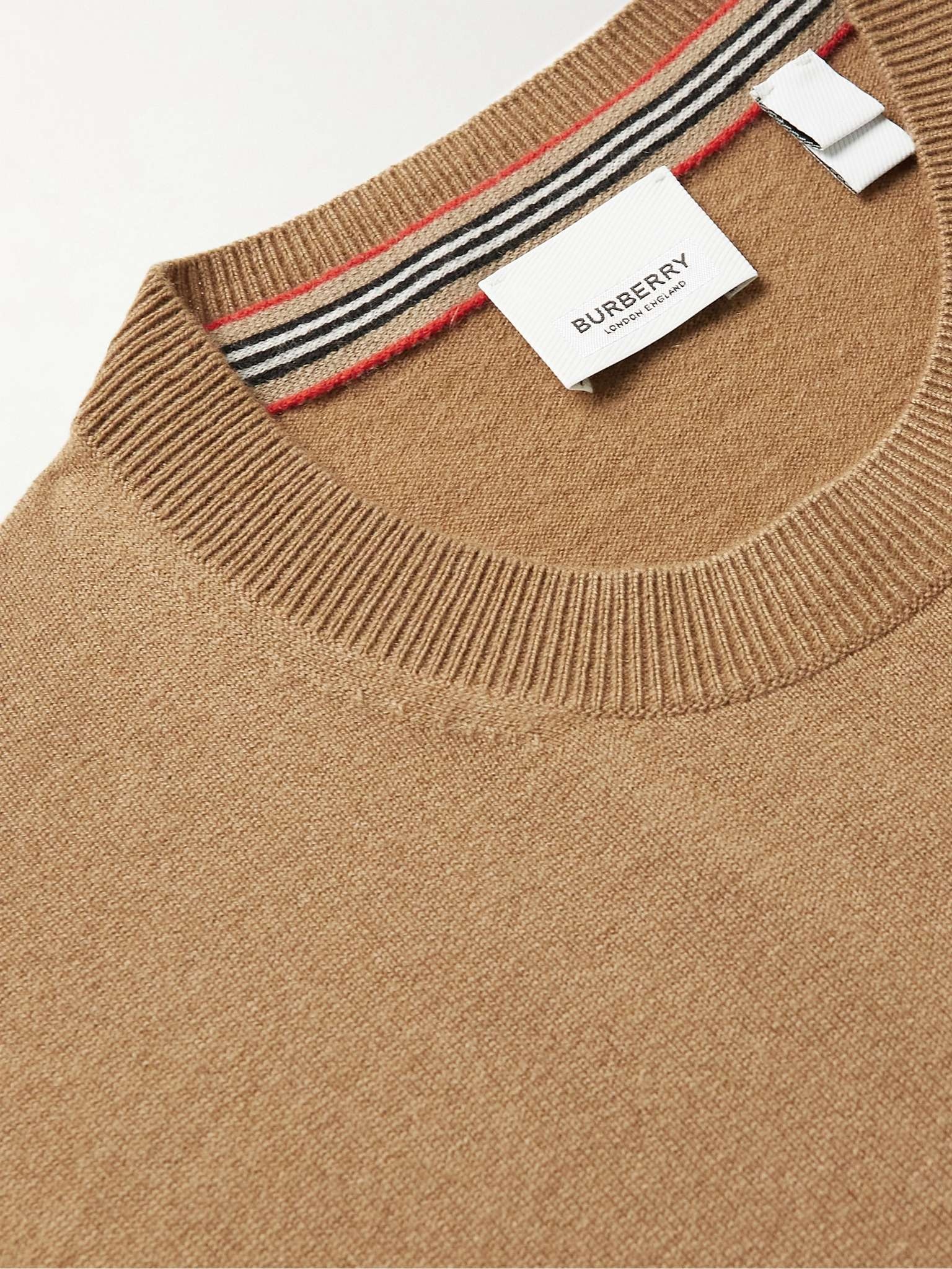 Logo-Embroidered Cashmere Sweater - 5