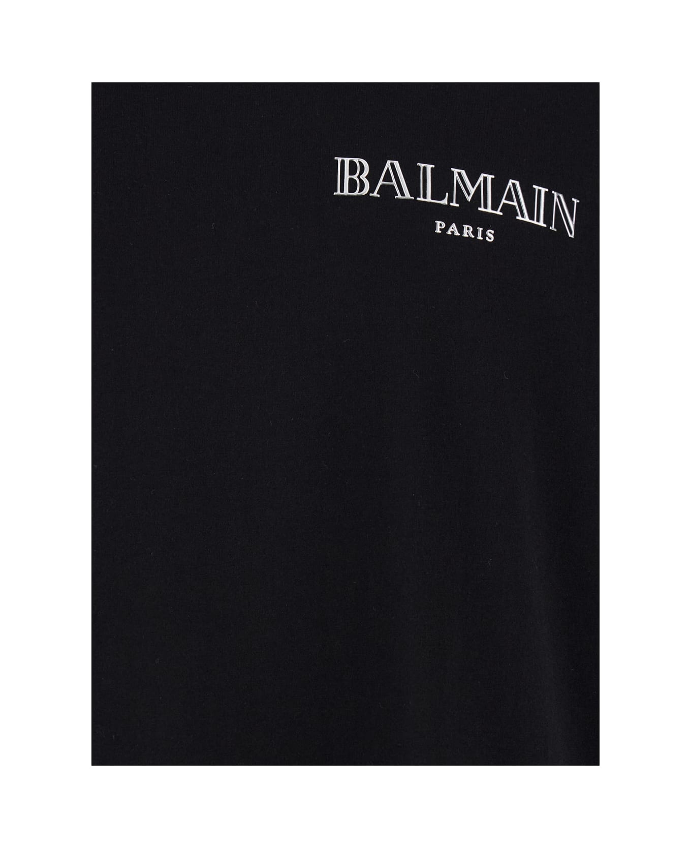 Black Cotton T-shirt - 3