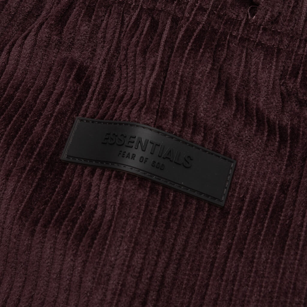 WOMEN'S CORDUROY DOCK SHORT - PLUM - 3