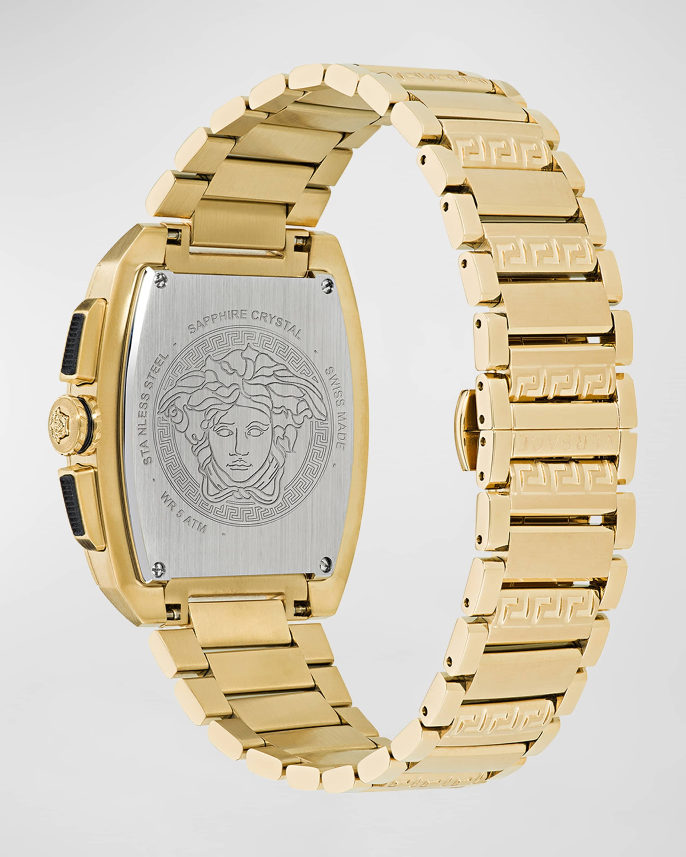 Men's Dominus IP Yellow Gold Bracelet Watch, 42mm - 3