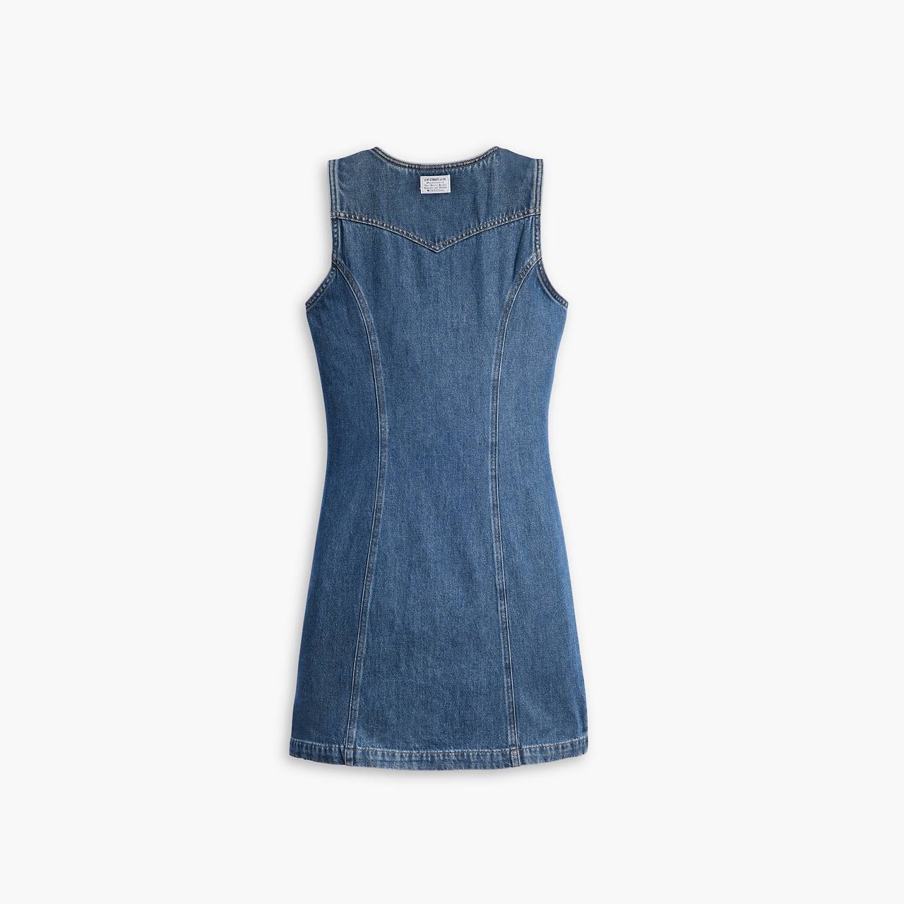 THORA DENIM MINI DRESS - 6