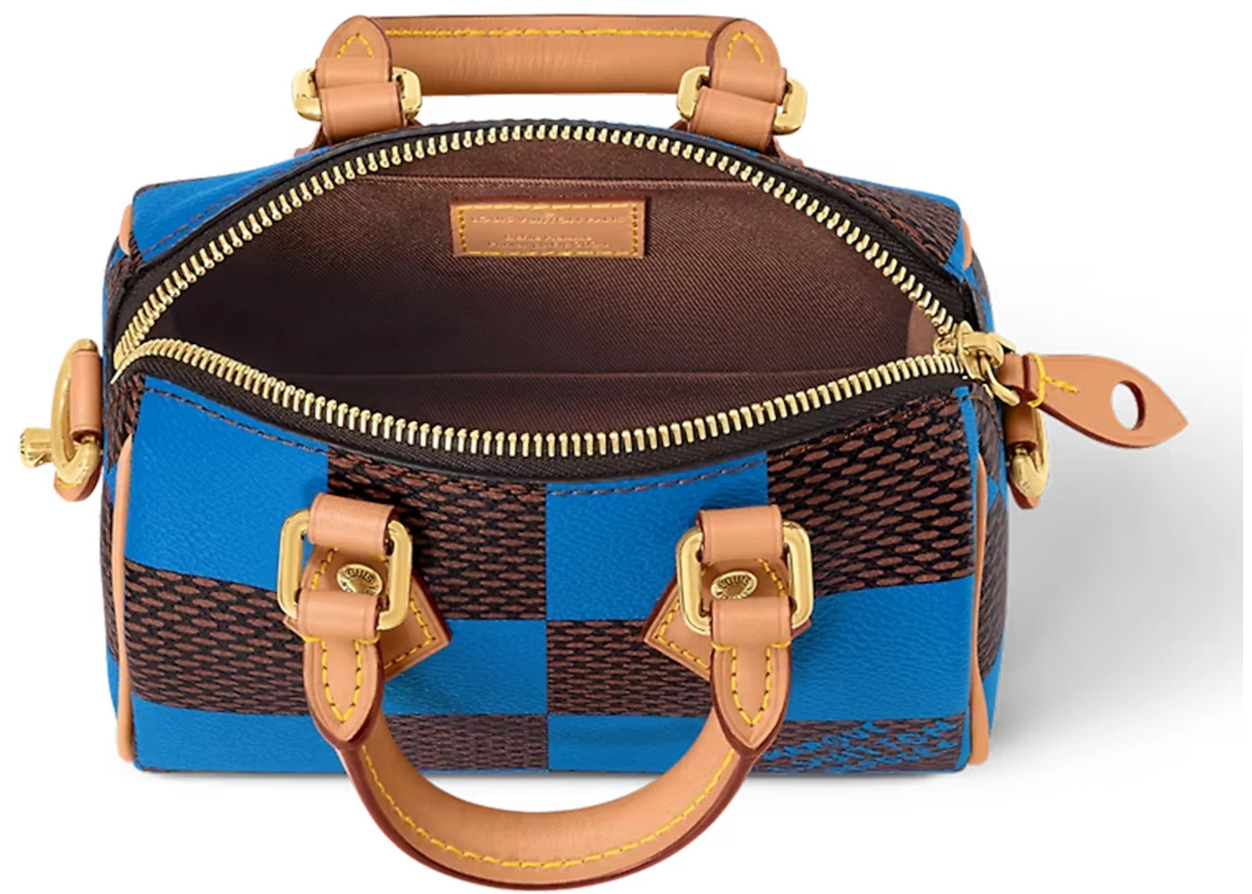 Louis Vuitton Nano Speedy Bandoulière Damier Pop Blue - 3