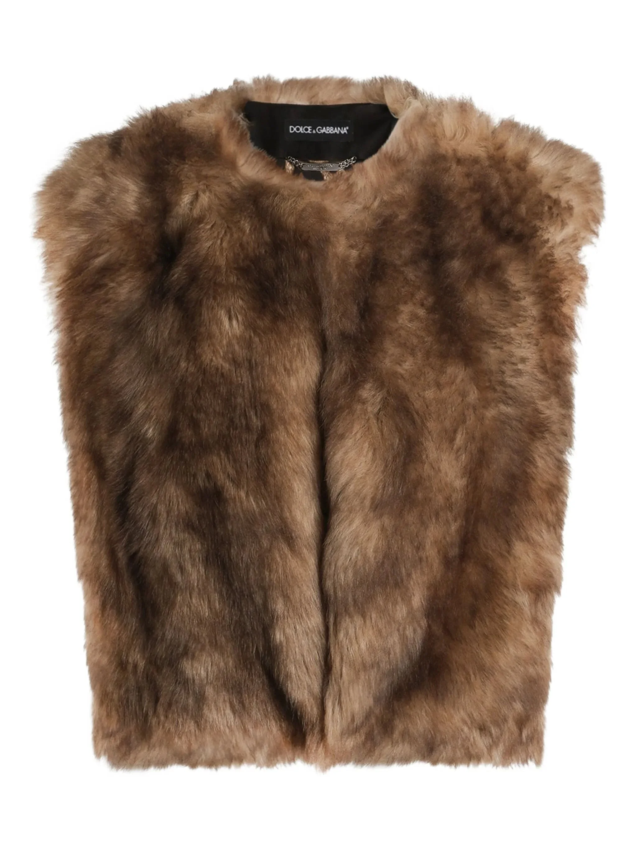 Dolce & Gabbana Fur-trimmed Gilet - 1