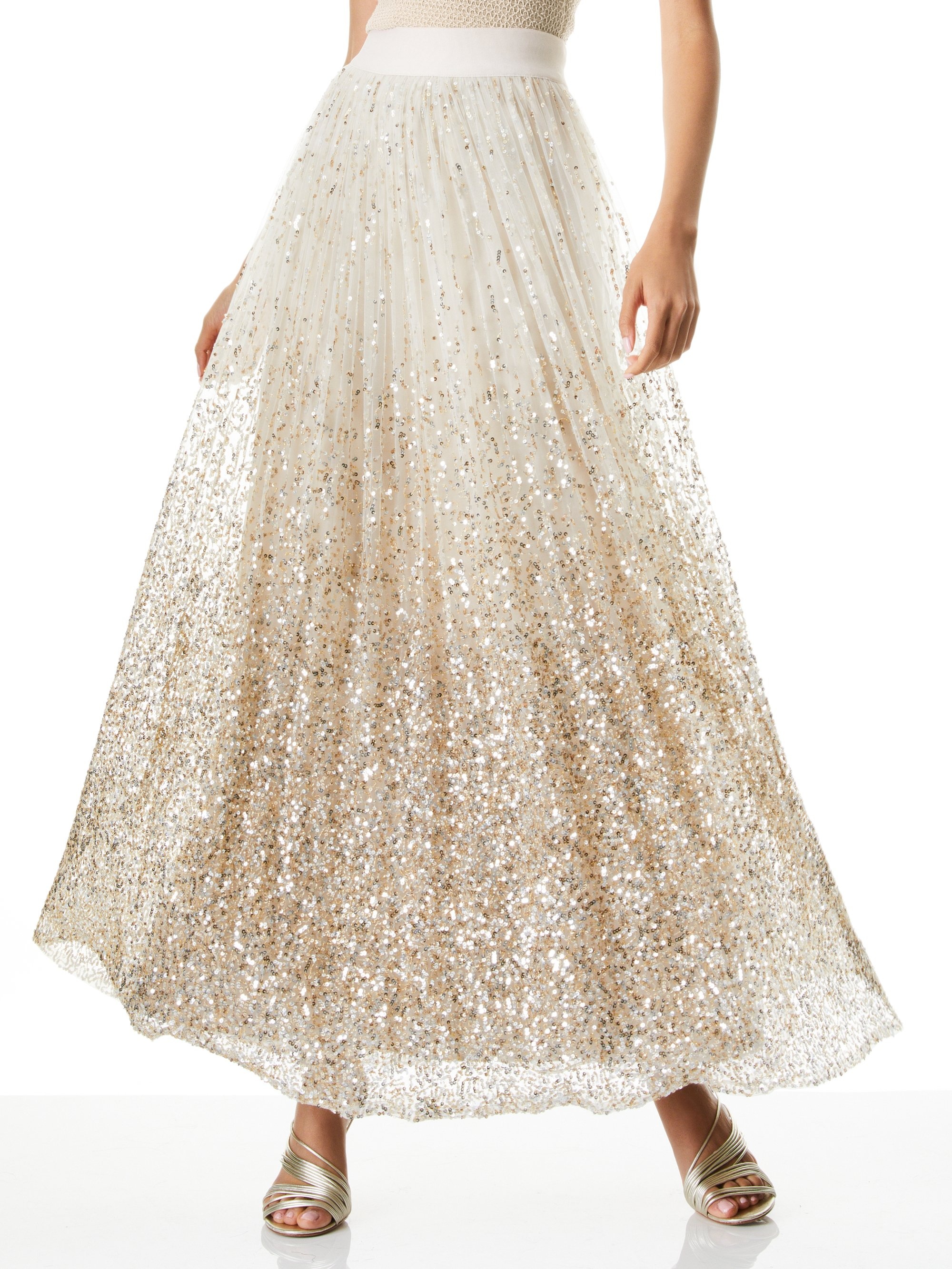 CATRINA SEQUIN GOWN SKIRT - 2