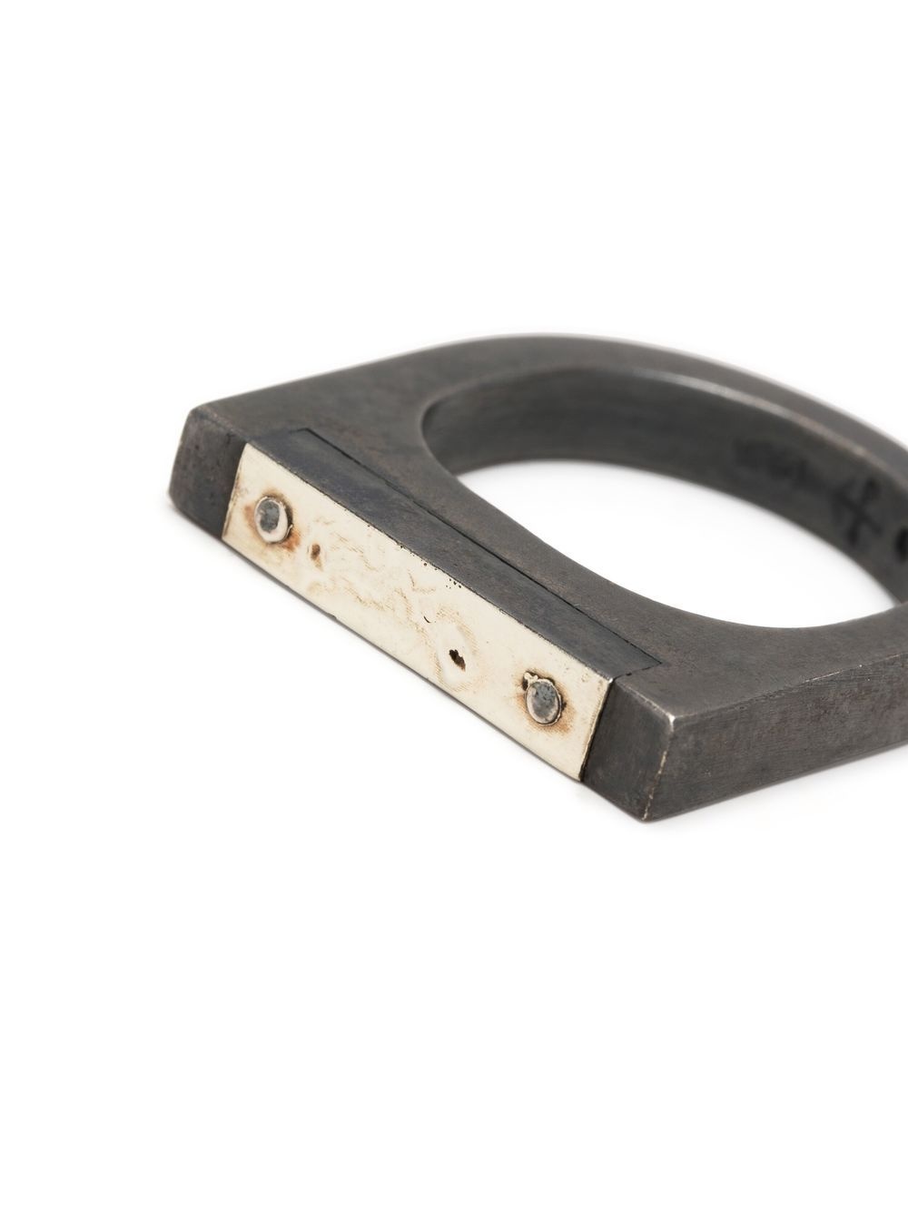two-tone plate ring - 3
