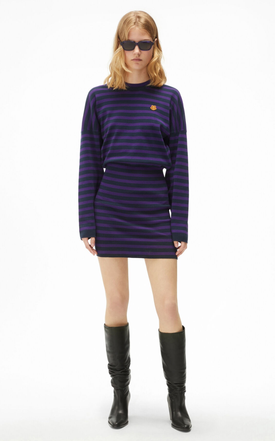 Striped jumper dress - 2