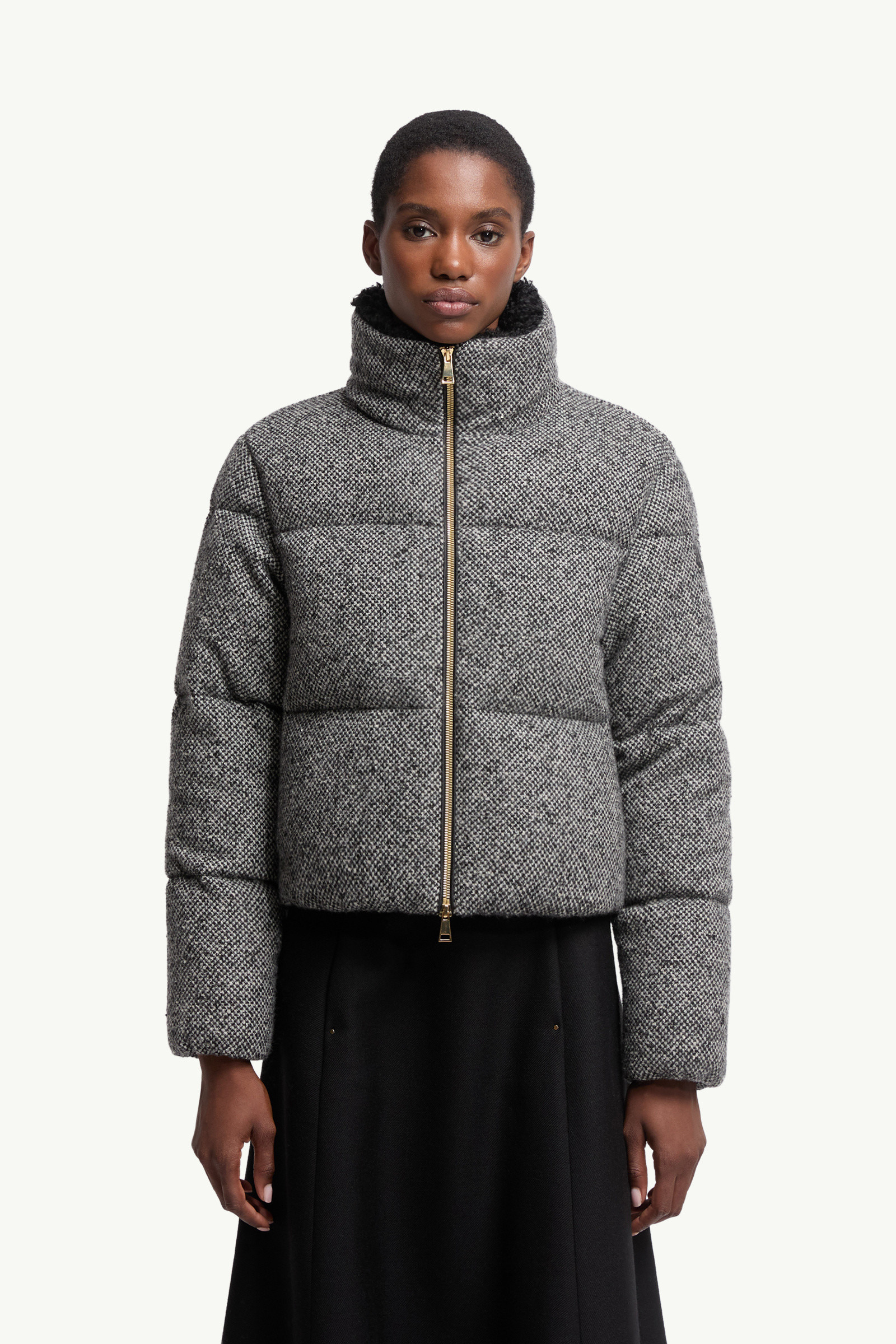 Careil Wool Bouclé Short Down Jacket - 3