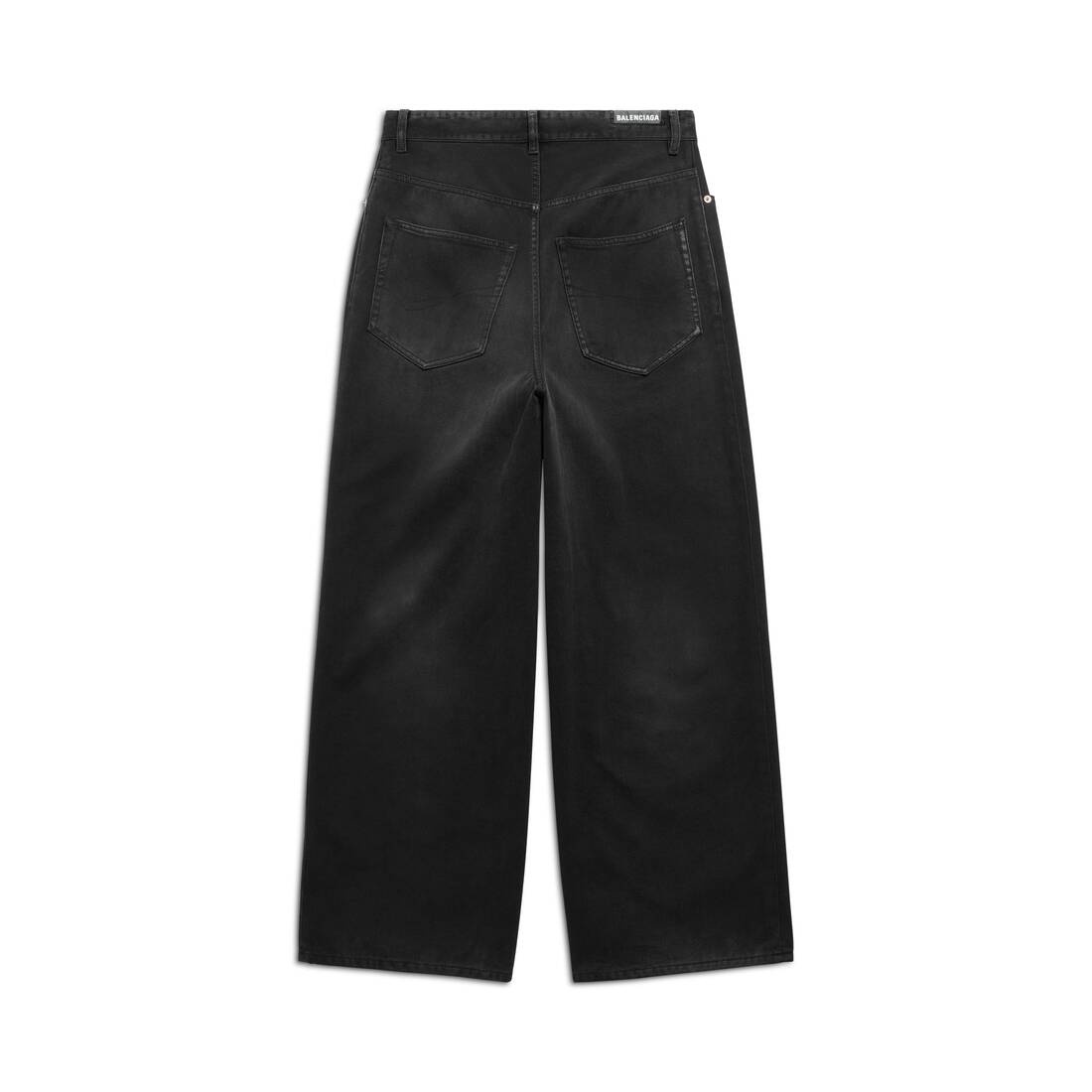 Baggy Pants in Black Faded - 6