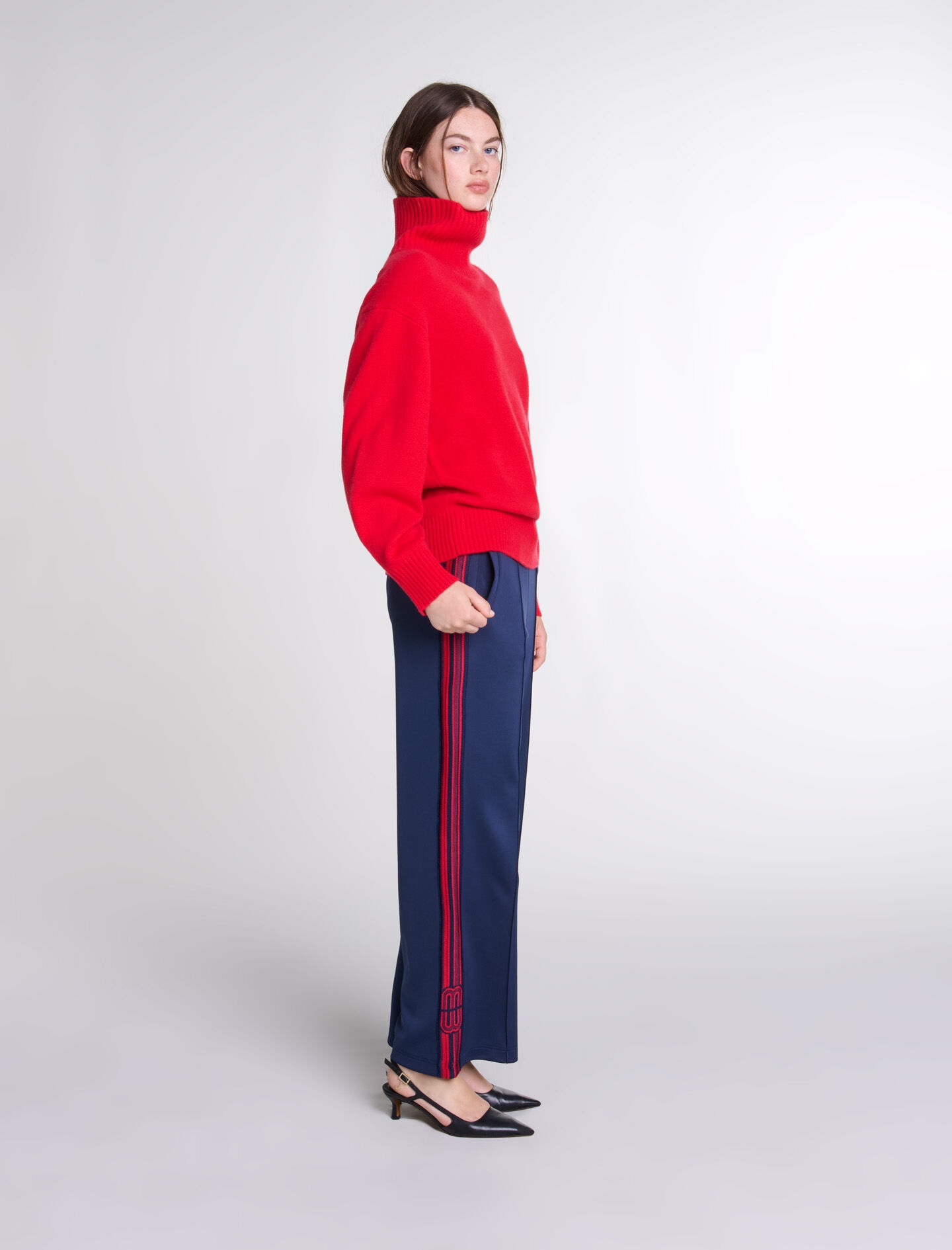 High-neck cashmere jumper - 3