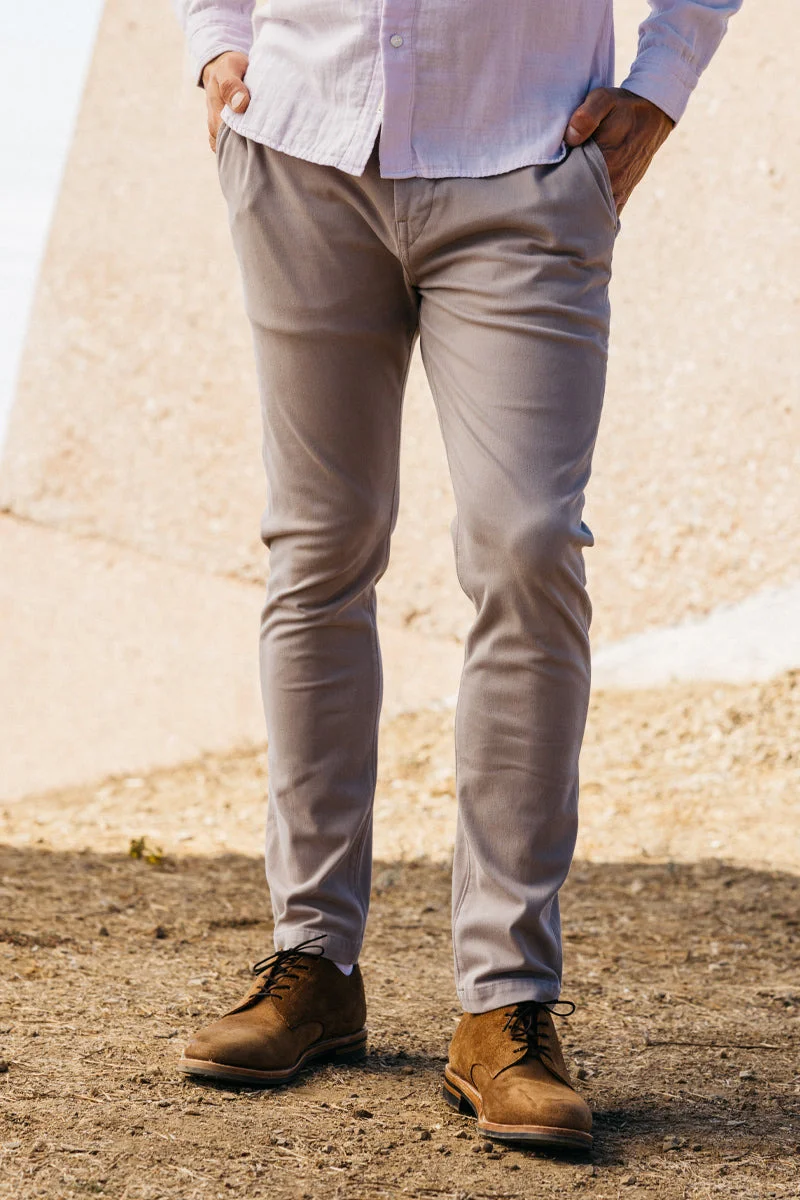 The Axe Slim Denit® Chino - Sand beige - 1
