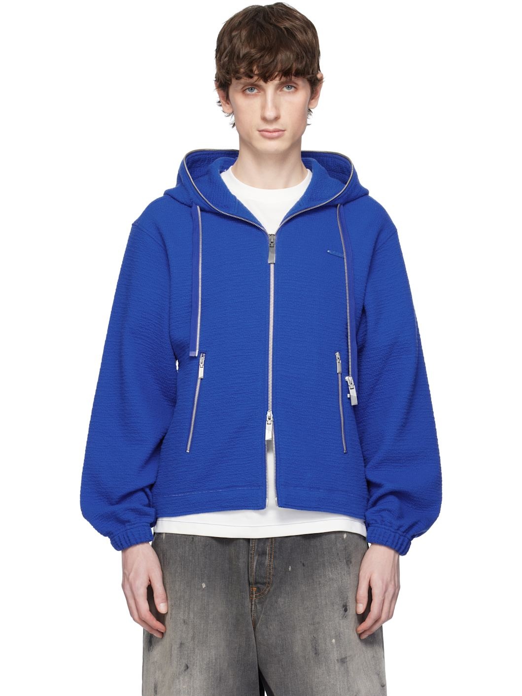 Blue Realce Product. 31 Zip-Up Hoodie - 1