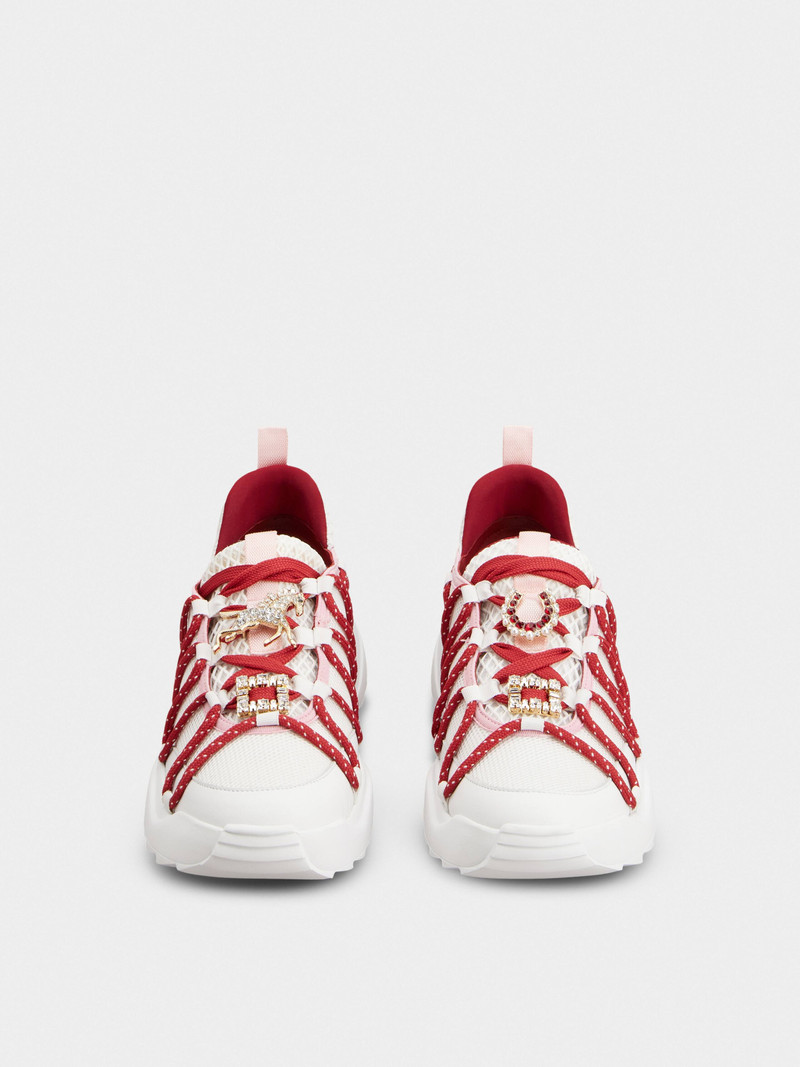 Viv' Zag Sneakers in fabric and leather 7
